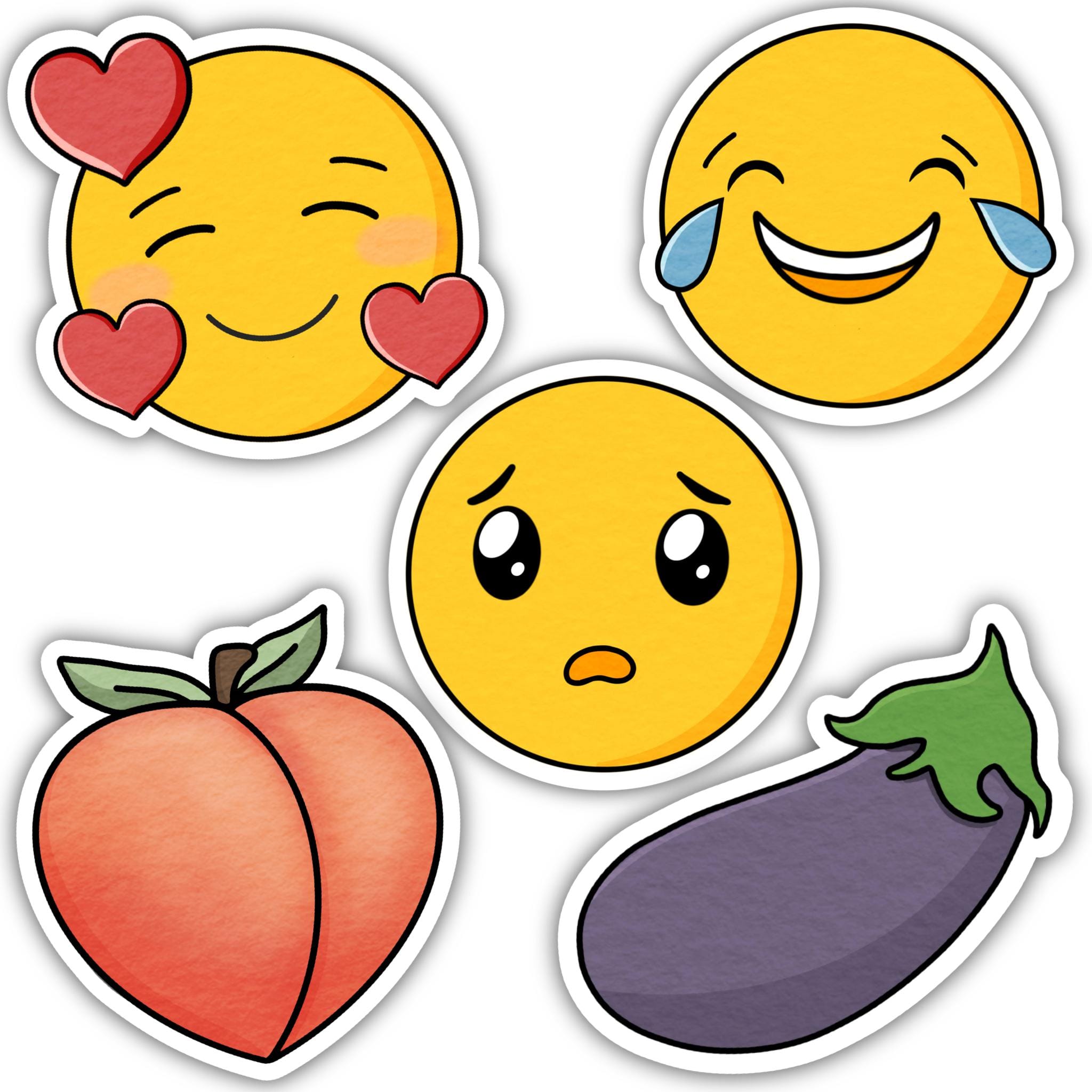  Flirty Moodi Sticker 5 Pack、mySite、elrpsem3k