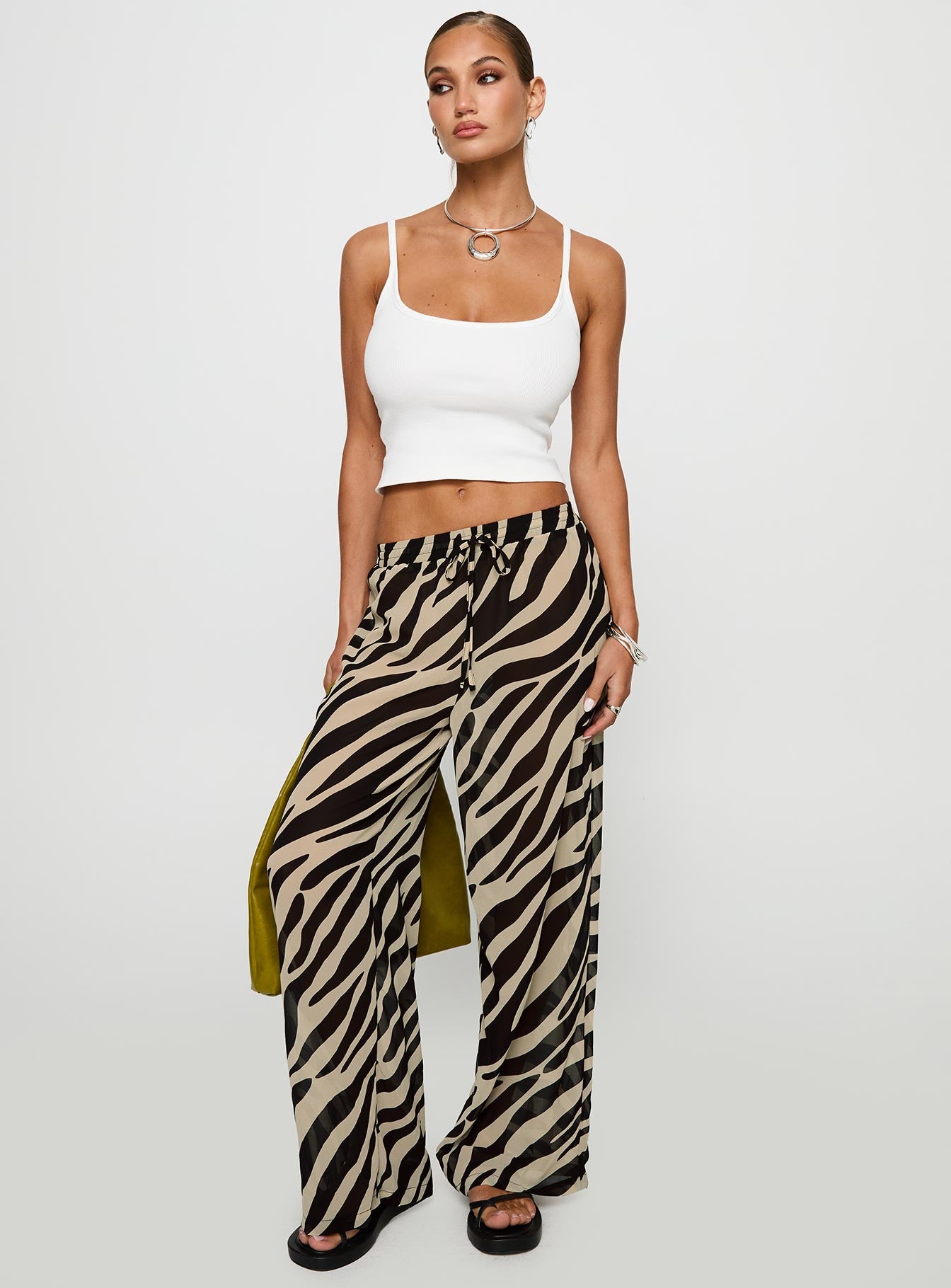 Fyre Wide Leg Pant Zebra、mySite、solidvoid