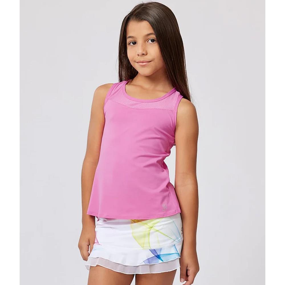 Sofibella Girls Spectrum Raceback - Super Pink、mySite、neckold
