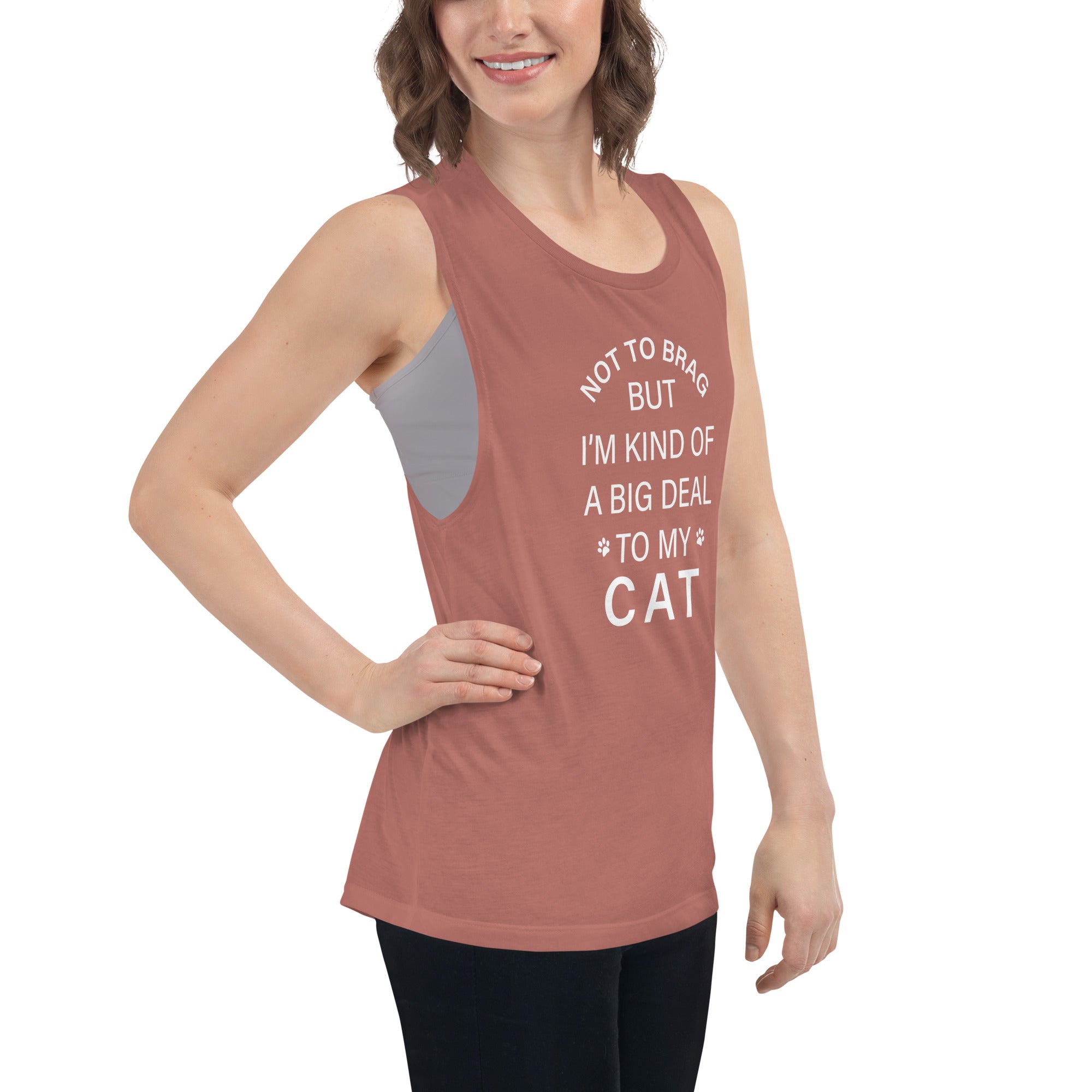 Not To Brag Cat Ladies’ Athletic Tank、mySite、camillekostekn