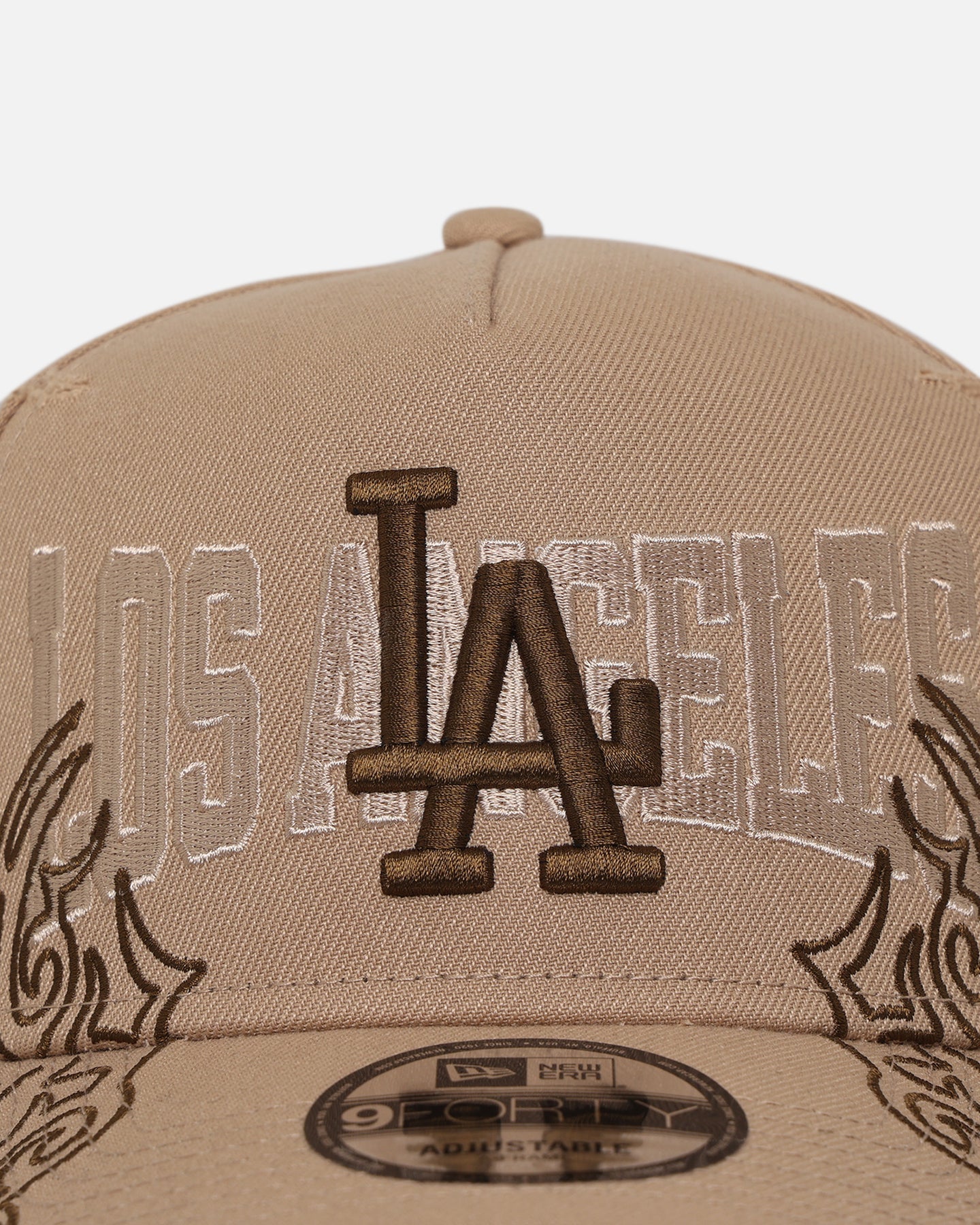 New Era Los Angeles Dodgers 'Tribal' 9FORTY A-Frame Snapback Camel、mySite、zt4zffjzw