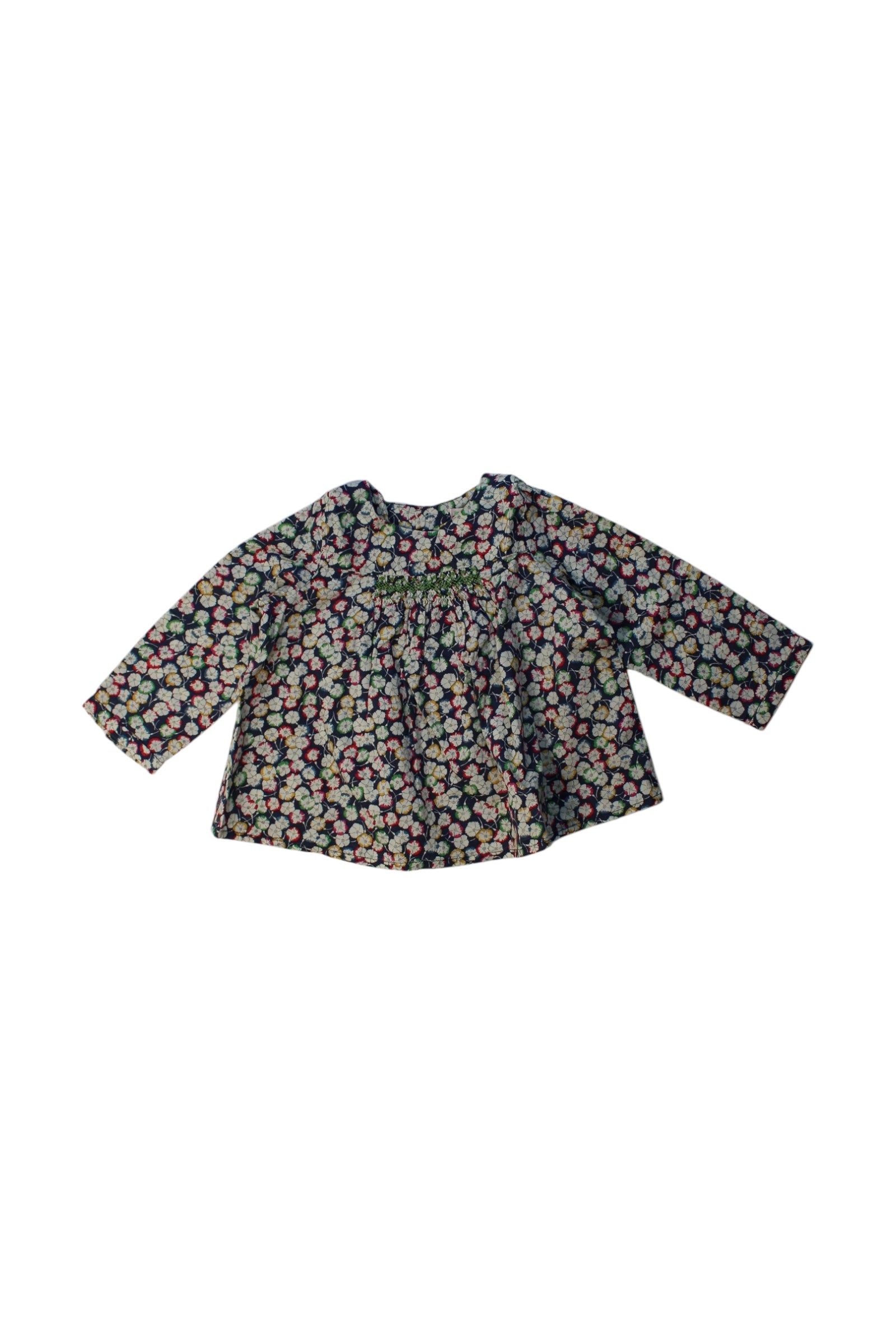 Bonpoint Floral Long Sleeve Dress 6-12M、mySite、g9winljtr