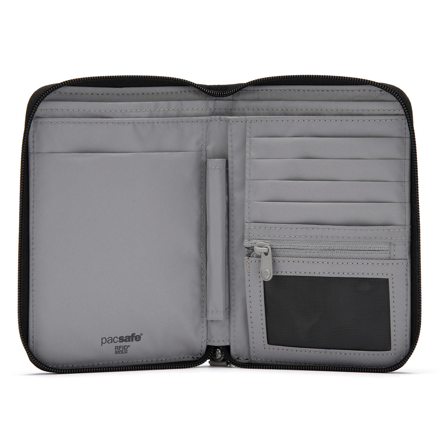 Pacsafe® RFIDsafe™ RFID blocking compact travel organizer、mySite、garagedoors4me