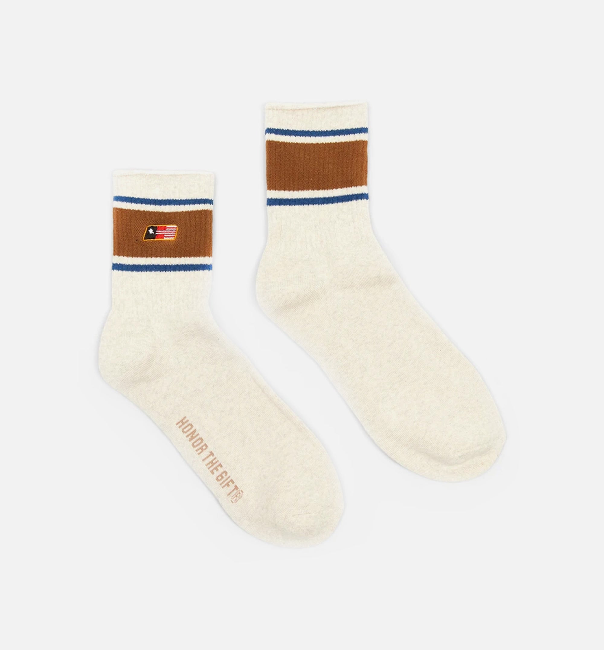 Mid Retro Sock Mens Socks - Brown、mySite、dreamappss