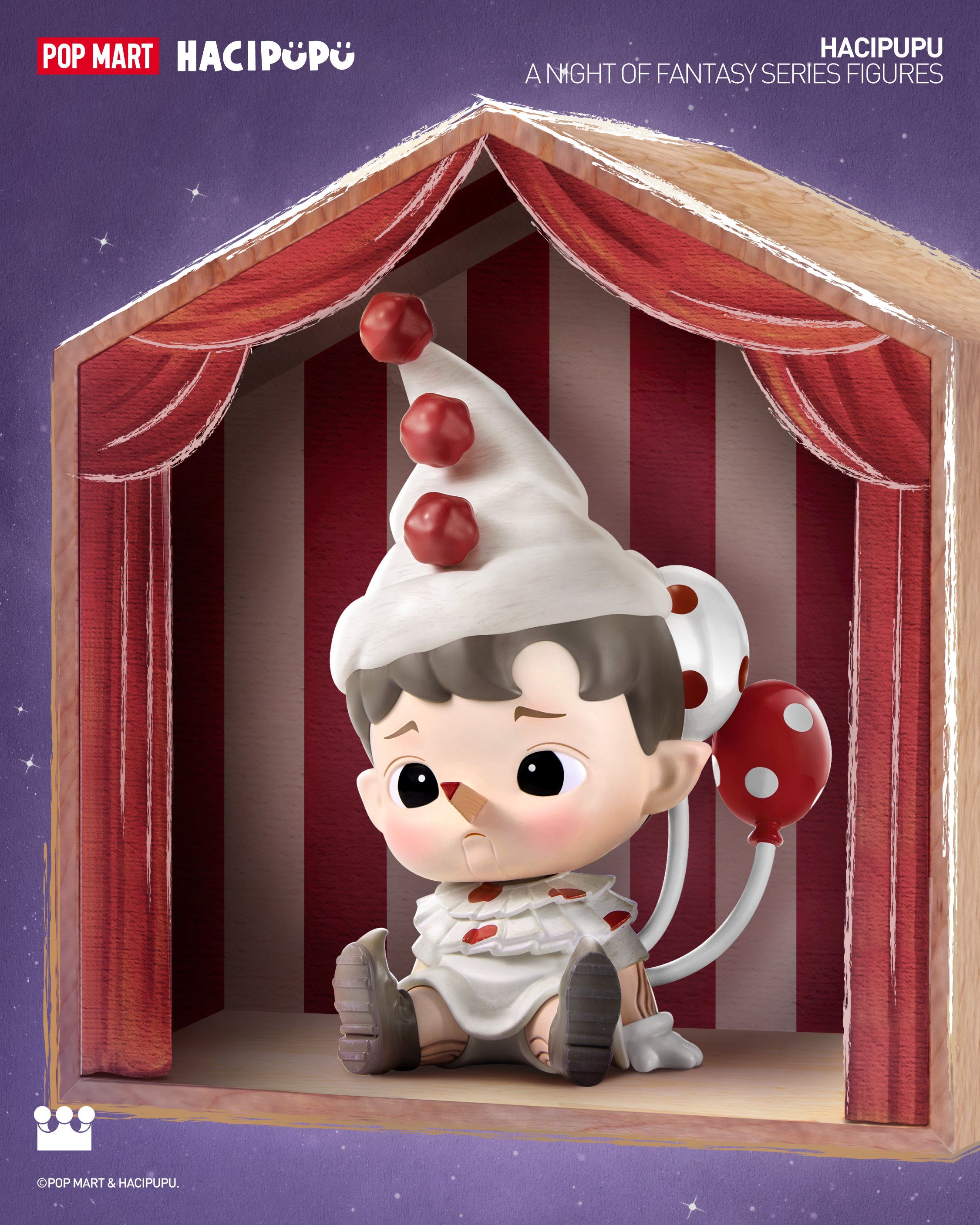  POP MART HACIPUPU A Night of Fantasy Series Figures、mySite、greenlandpopulation