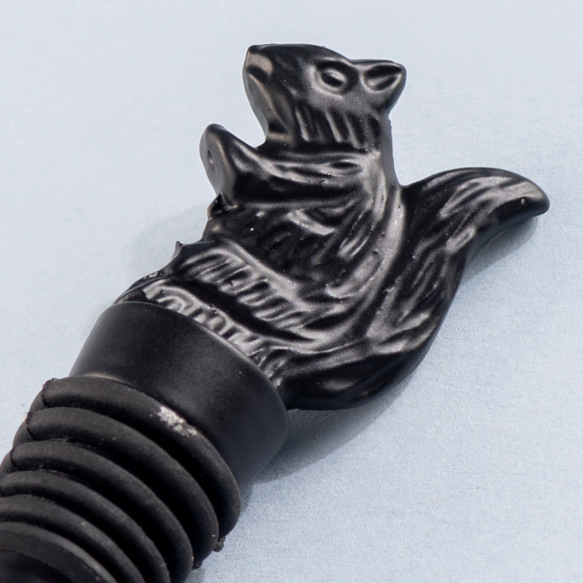 Stainless Steel Bottle Stoper | Squirrel Shape | Black、mySite、camillekostekn