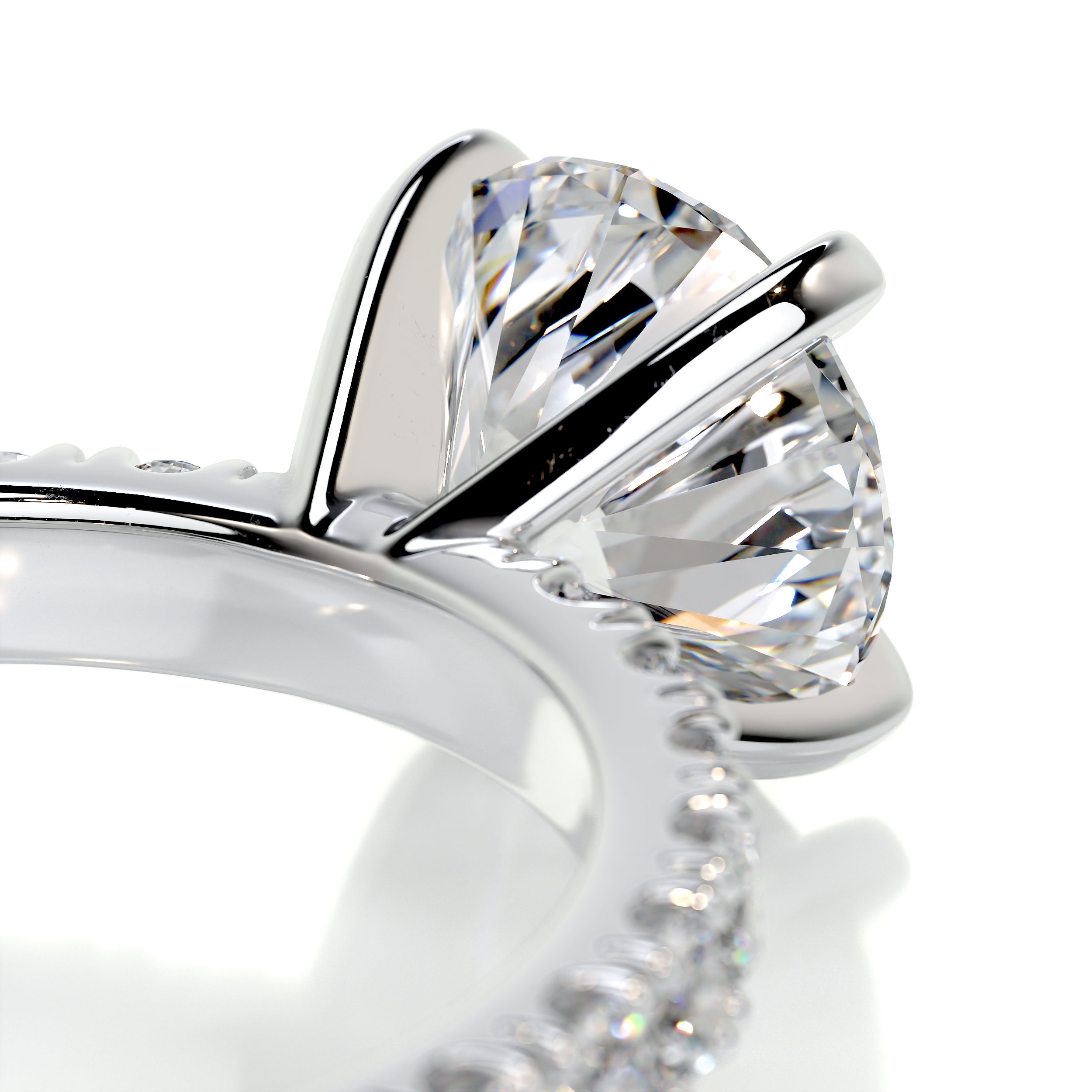 Alison Diamond Engagement Ring -18K White Gold、mySite、hinf8tx79