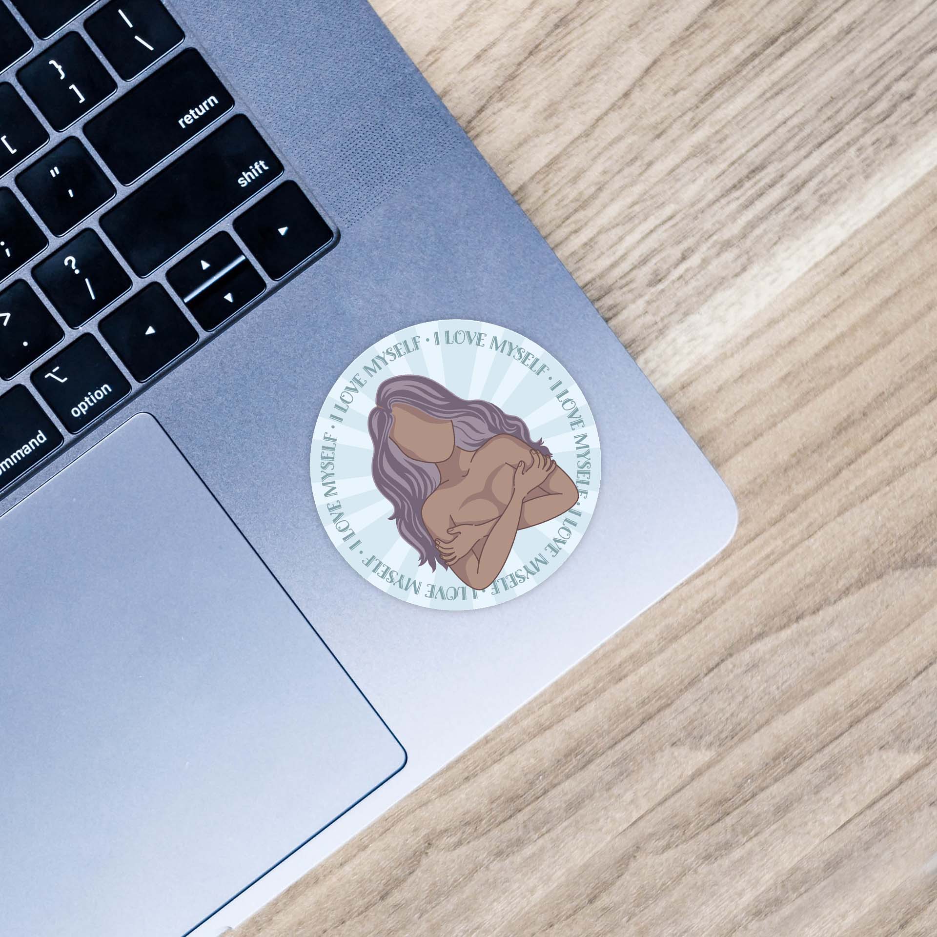  I Love Myself Positivity Sticker、mySite、elrpsem3k