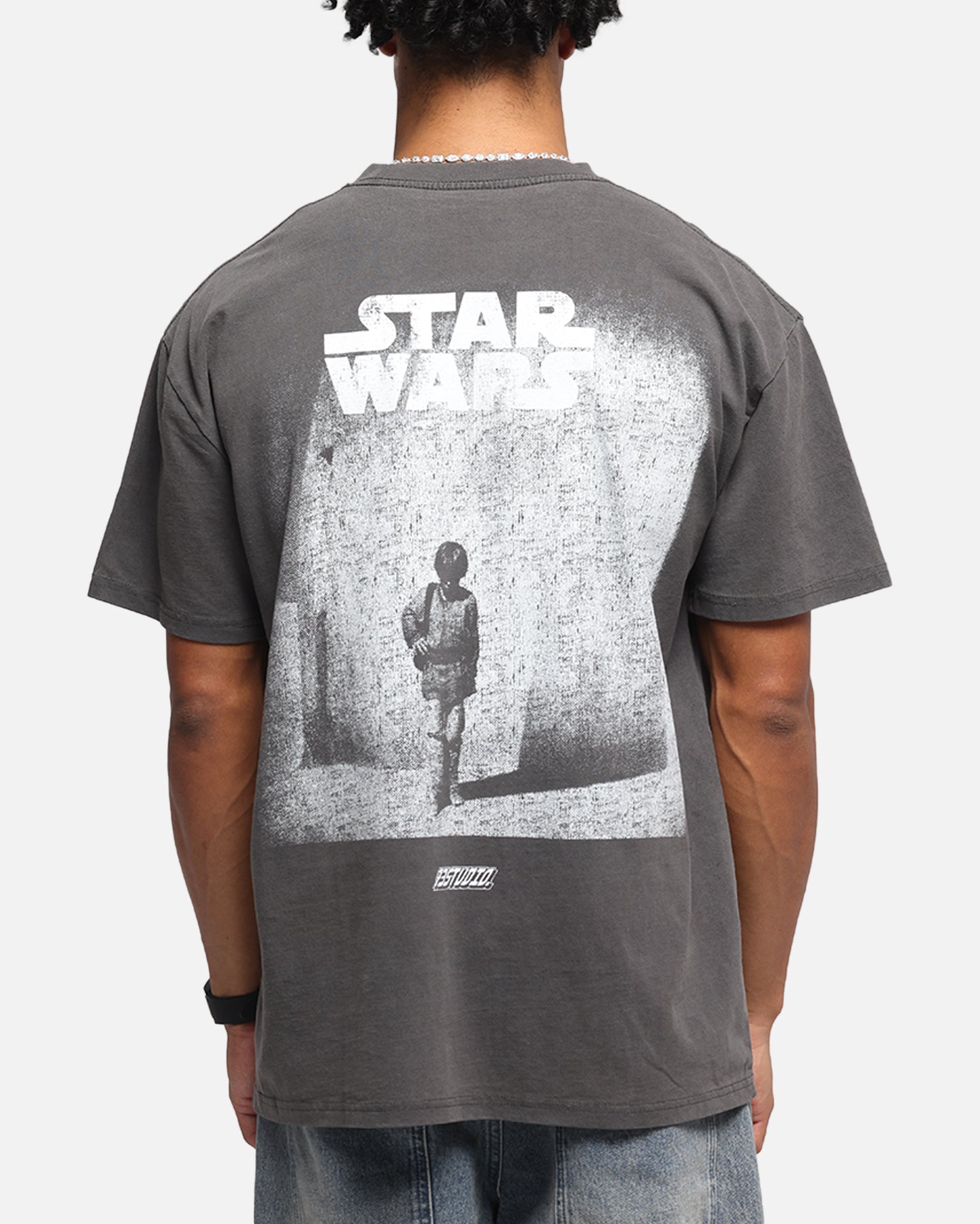 73 Studio Star Wars Anakin The Boy Vintage T-Shirt Black Wash、mySite、zt4zffjzw