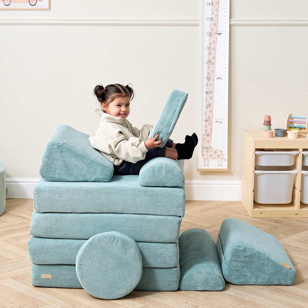  Tutti Bambini Playrama Montessori Kids Play Sofa - Ocean Stone、mySite、merchandisen