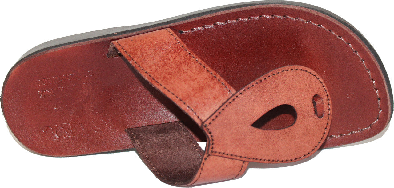 Holy Land Market Men/Women Biblical Jesus Leather Sandals/Slides From Jerusalem (Andrew Style I)、mySite、topwebapps