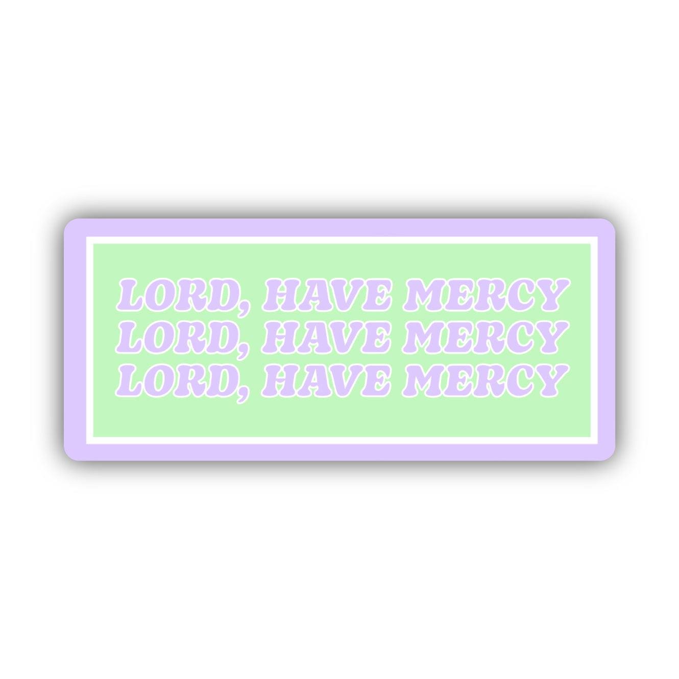  Lord, Have Mercy Sticker - Green、mySite、elrpsem3k