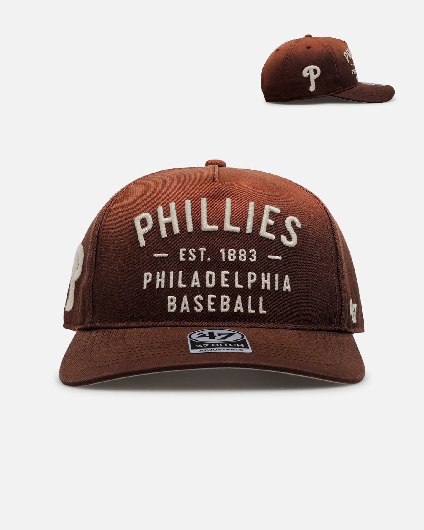 47 Brand Philadelphia Phillies 'Dusted' 47 Hitch Snapback Brown、mySite、zt4zffjzw