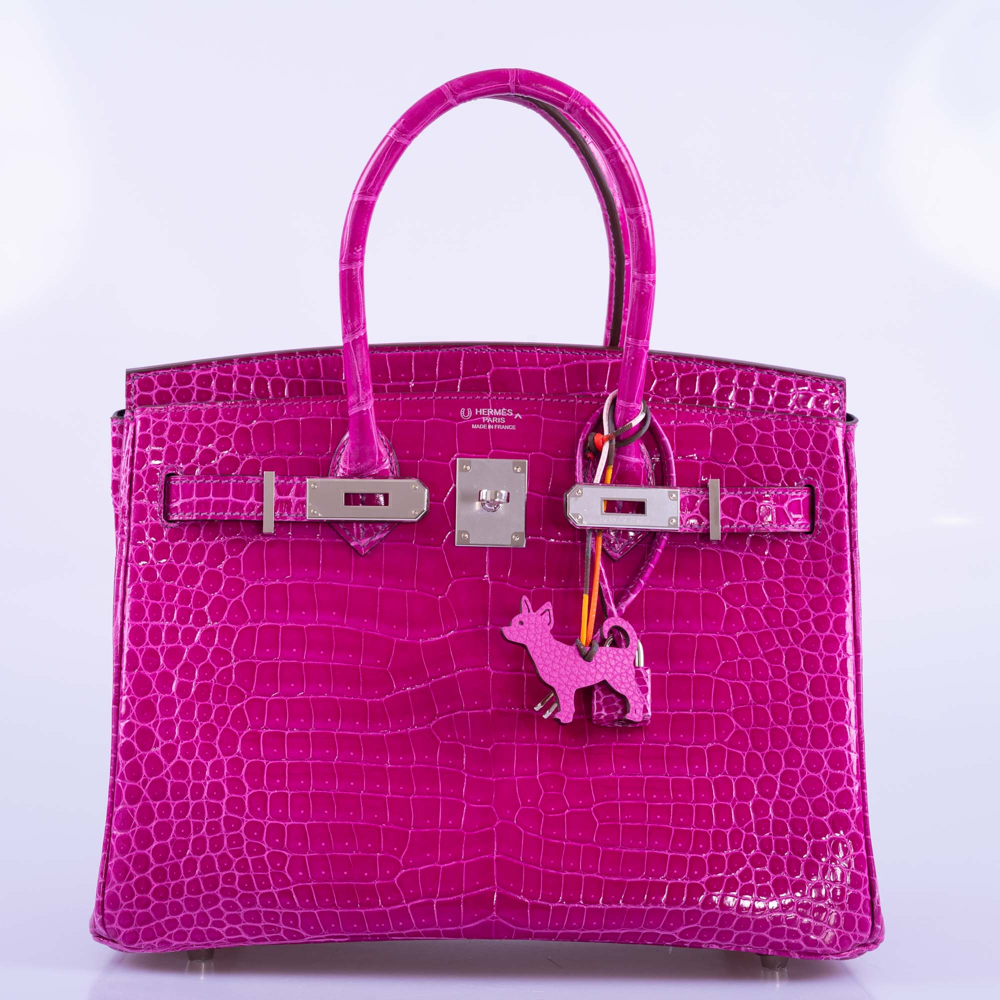 Hermès Birkin 30 HSS Rose Scheherazade Porosus Crocodile, Cassis Interior Palladium Hardware、mySite、garminoutage.com