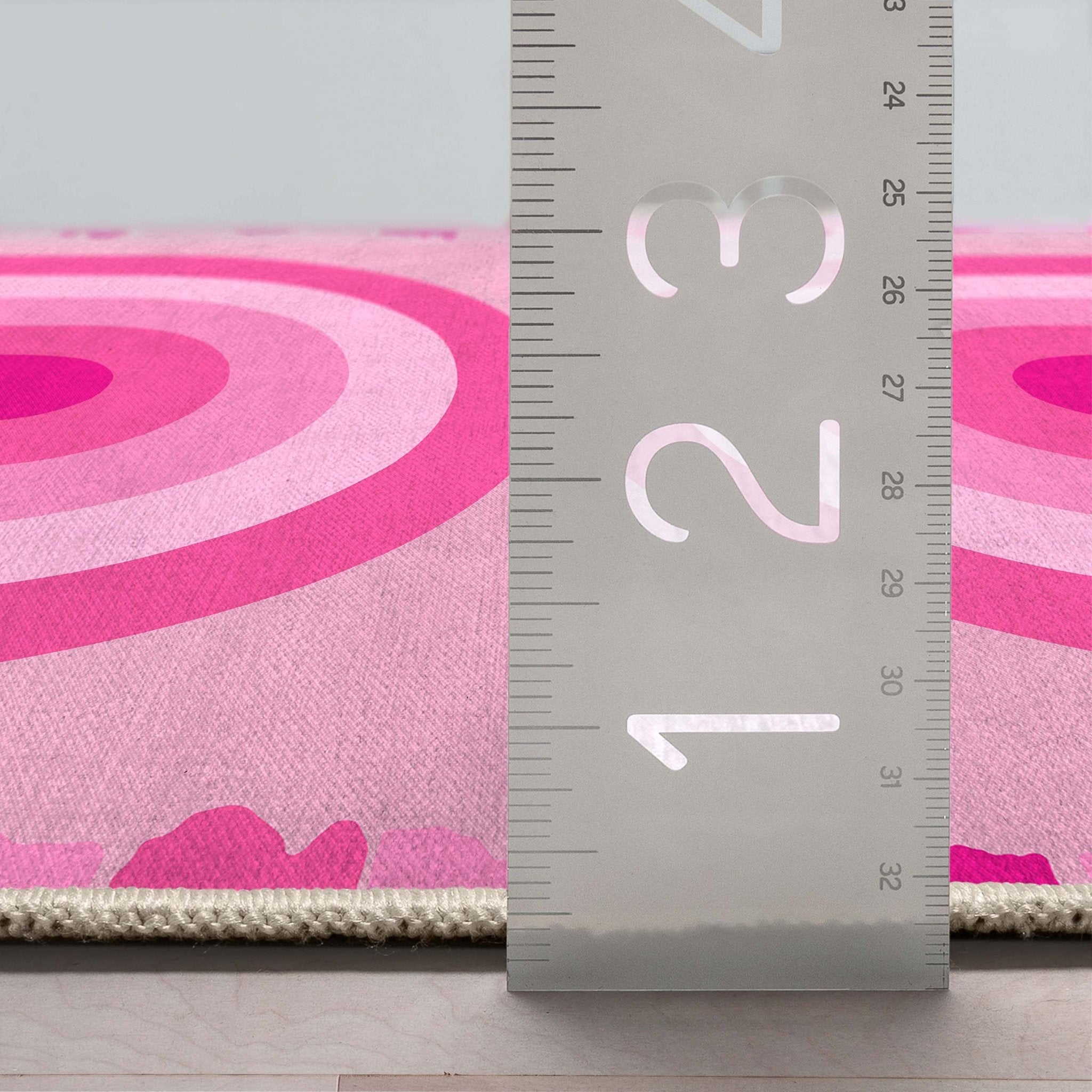 Apollo Geometric Modern Pink Rug for Living Room, Bedroom, Kitchen & Office、mySite、gigharbornorthrealestate