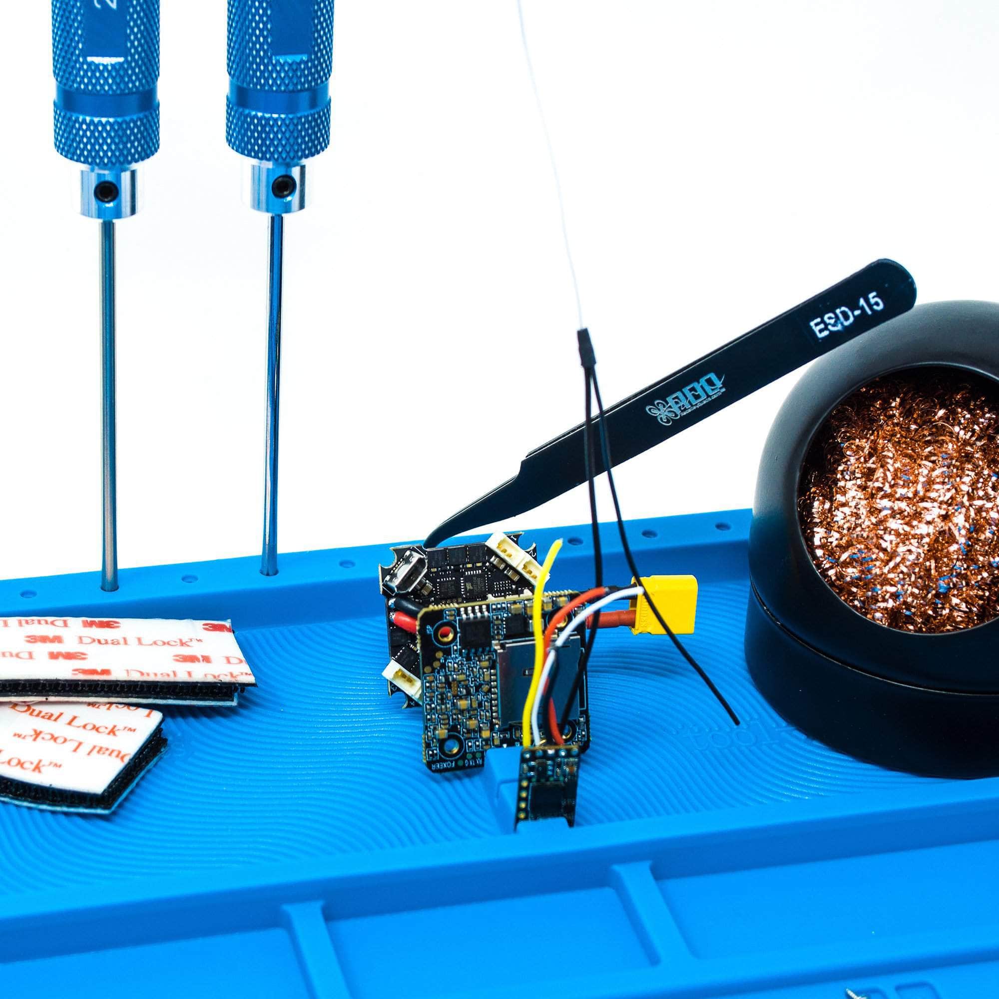 S-180A1 Large Heat Resistant Silicone Soldering Work Mat w/ Magnets、mySite、merchandisen