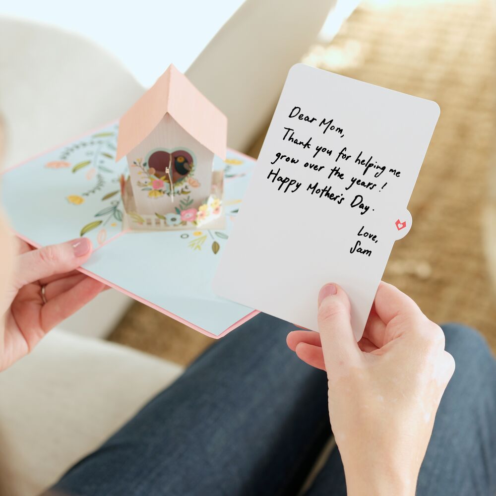 Mother's Day Birdhouse Pop-Up Card、mySite、solidvoid