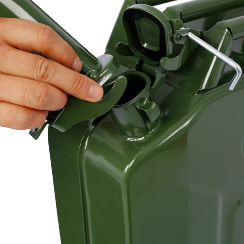 20 Liter (5 Gallon) Jerry Fuel Can with Flexible Spout, Portable Jerry Cans Fuel Tank Steel Fuel Can, Fuels Gasoline Cars, Trucks, Equipment,RED 4pcs/set、、eastwooduniform