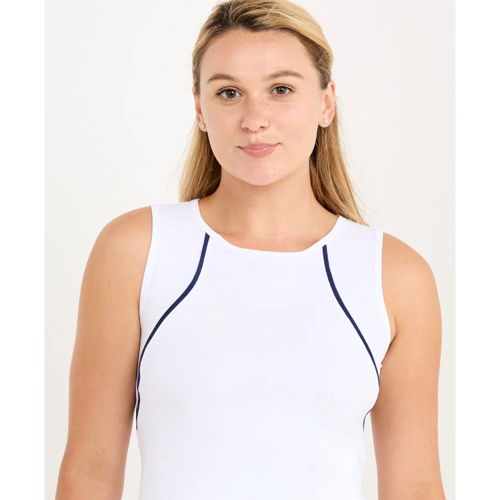 Sofibella Women's Indigo 23 Tank - White/Navy