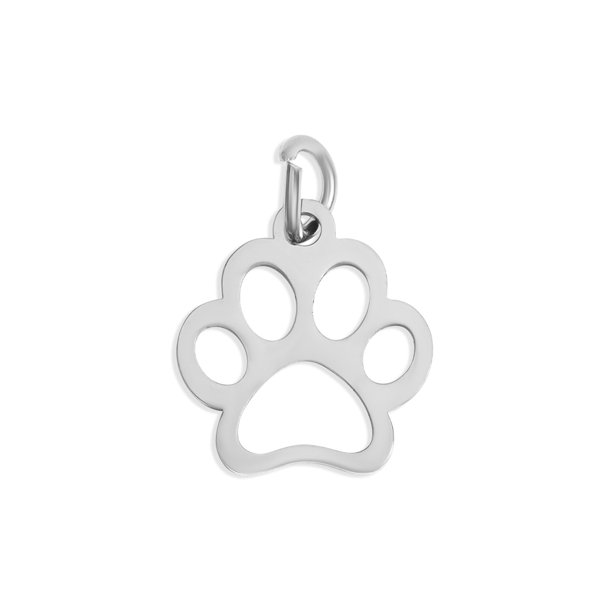 18K Gold PVD Stainless Steel Paw Print Charm / PDL0141、mySite、dreamappss