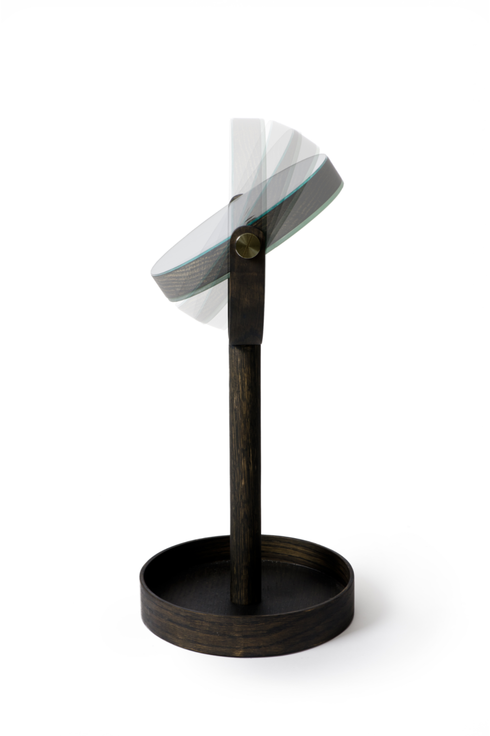 Oak Double Face Mirror with Storage Tray | Wireworks Close-up、mySite、neckold