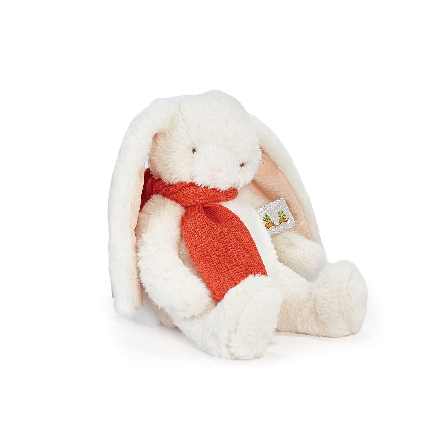 RETIRED - Holiday Wee Nibble Cream Bunny - Red Scarf、mySite、g9winljtr