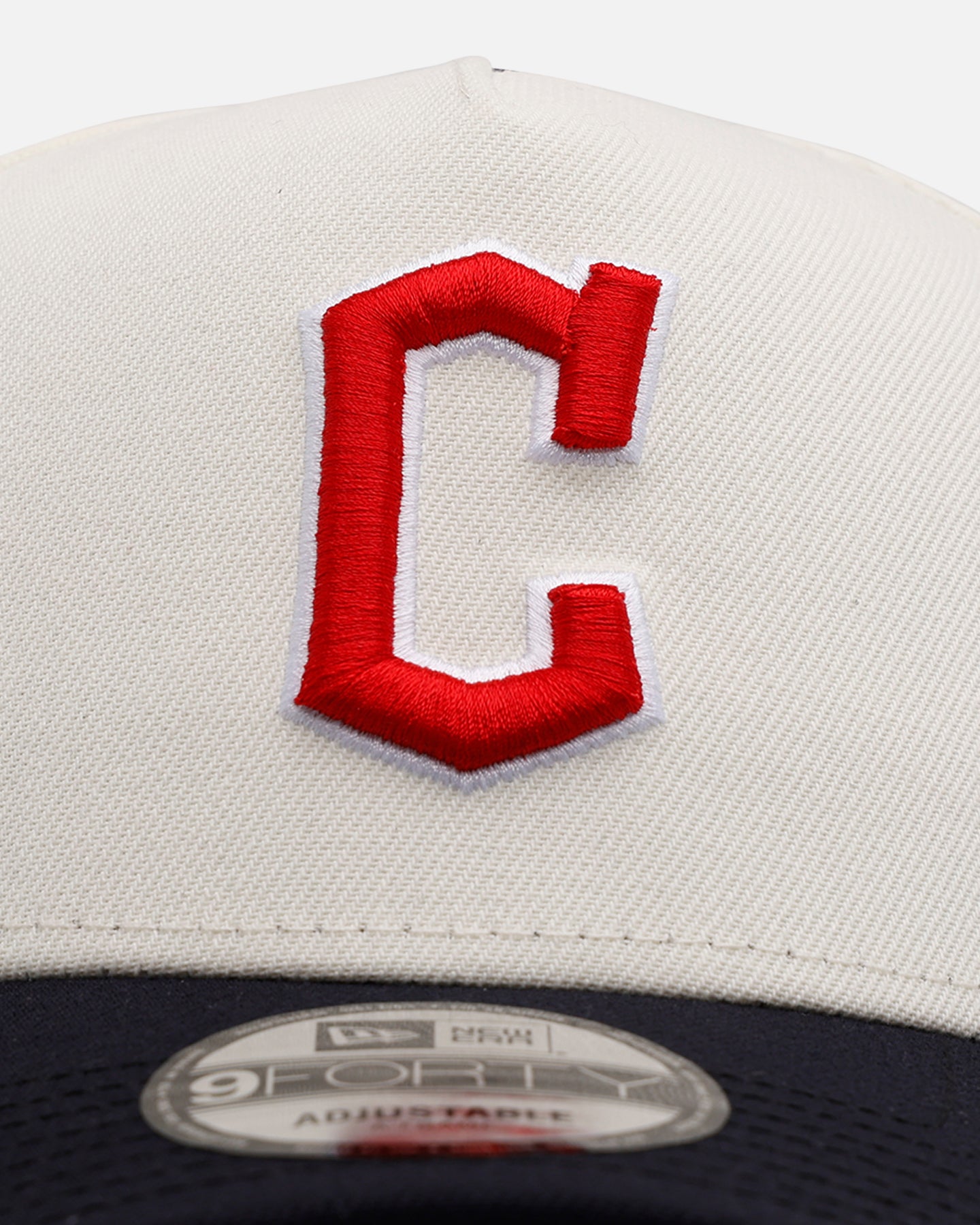 New Era Cleveland Guardians 'Team Color Visor' 9FORTY A-Frame Snapback Chrome/Official Team Color、mySite、zt4zffjzw