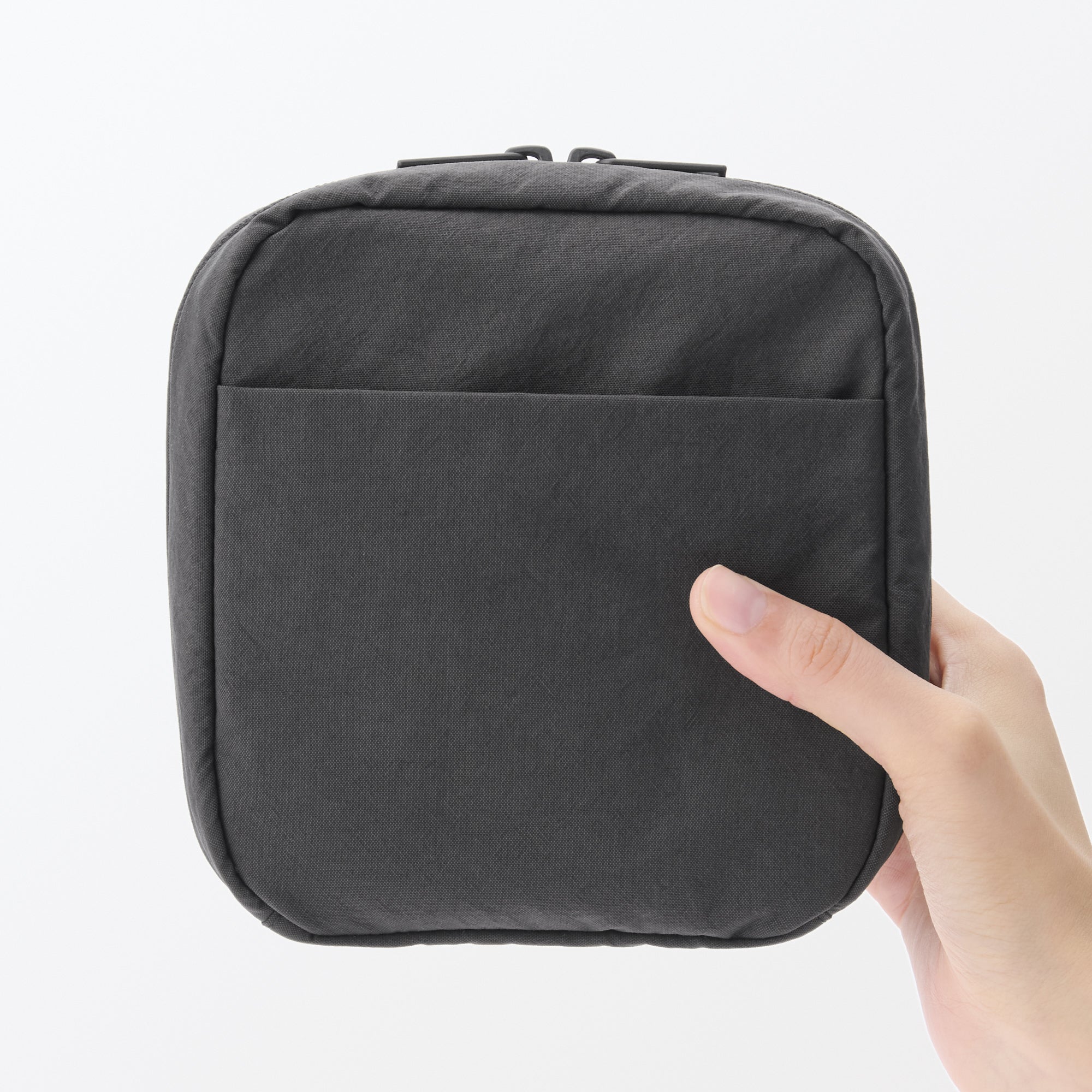  Wrinkled Nylon Wide-Opening Pouch - Square、mySite、sugarbowlscore