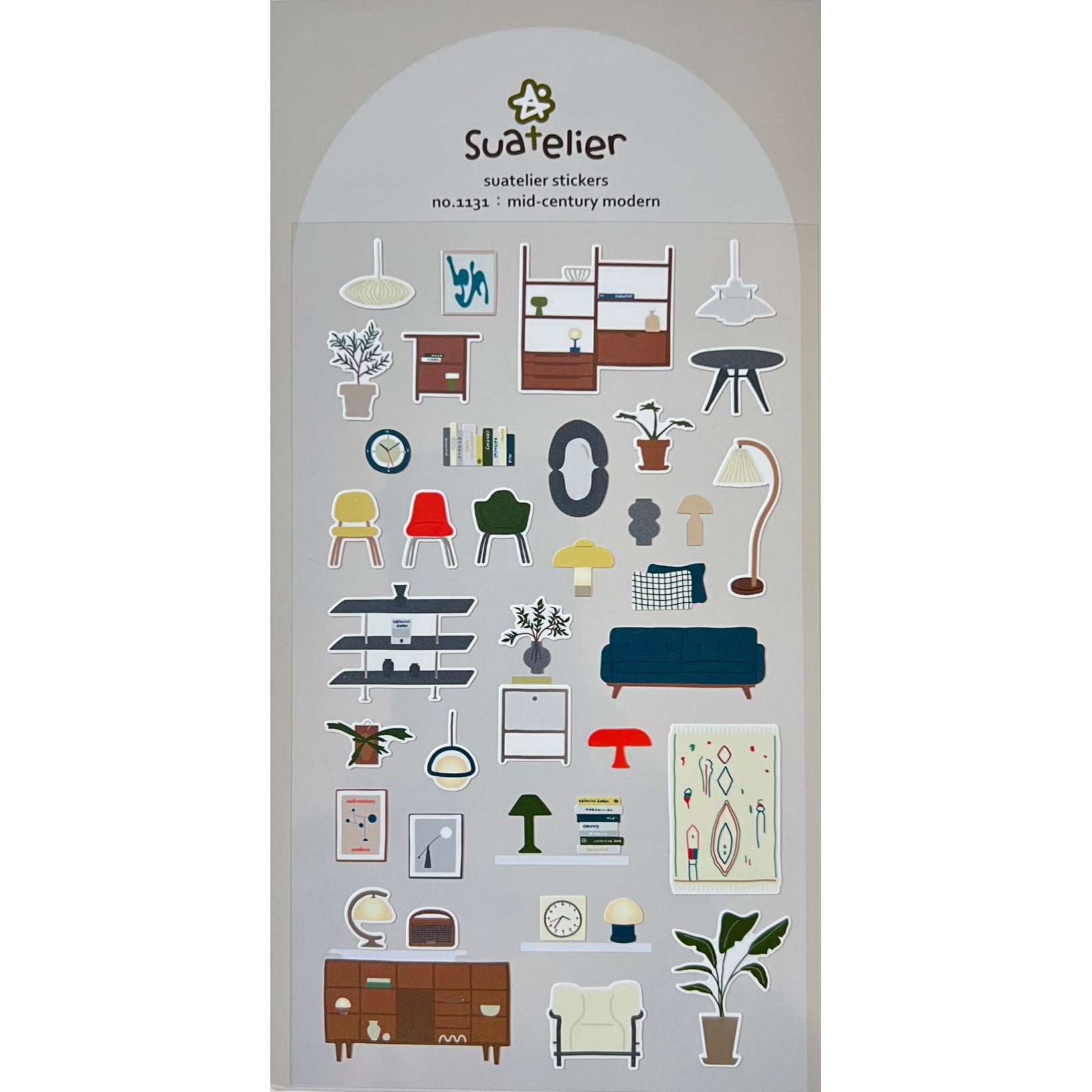  Mid-Century Modern Home Décor Stickers、mySite、ghnorth