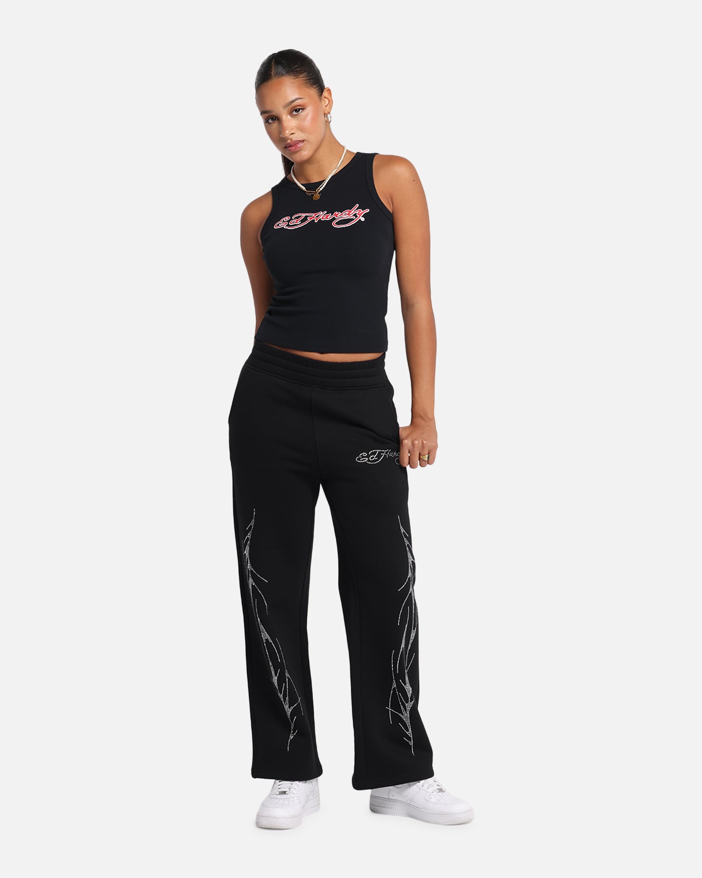 Ed Hardy Women's Tried And True Tank Black、mySite、zt4zffjzw