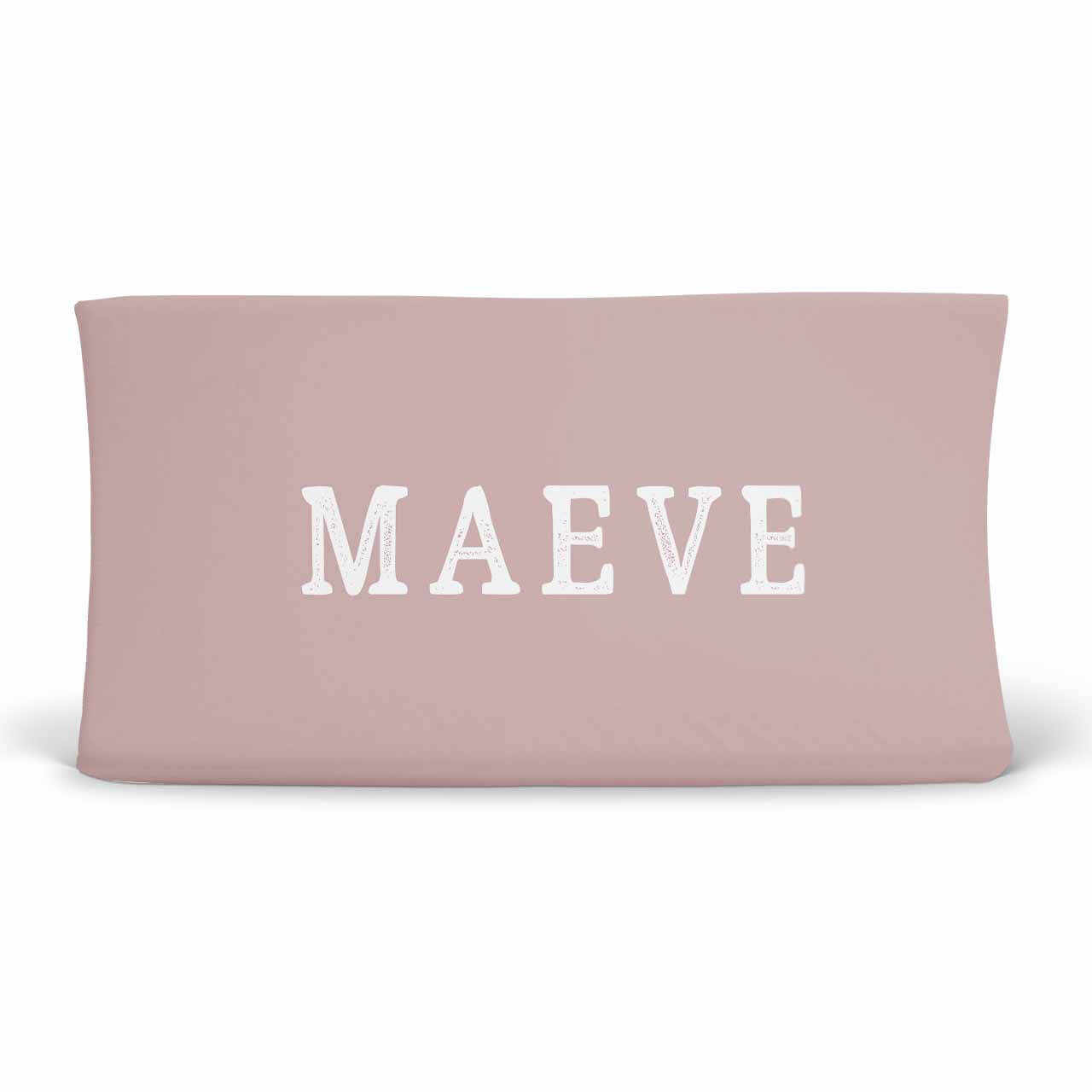  Color Story | Mauve Personalized Changing Pad Cover、mySite、layawaytickets