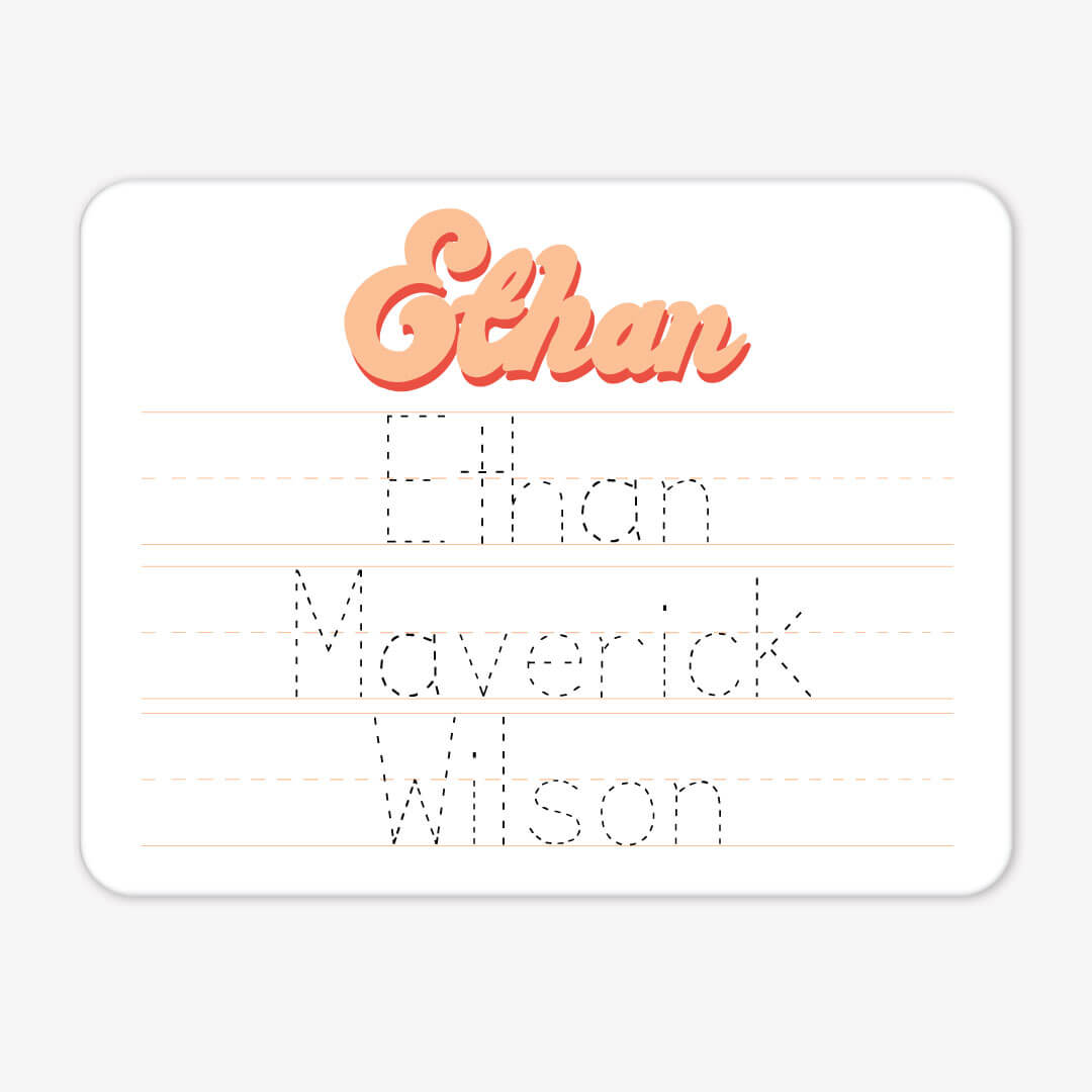  Kids Personalized Whiteboard | Bubbly Orange、mySite、layawaytickets