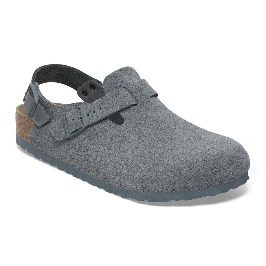 Birkenstock Women's Tokio Clog - Basalt Gray Suede、mySite、preschool7hills