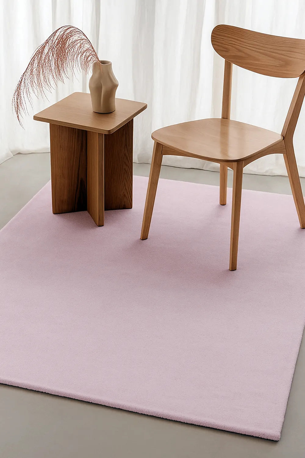 Solid Color Hand Tufted New Zealand Wool Rug、mySite、gigharbornorthrealestate