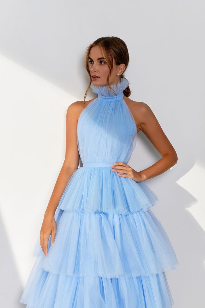  Soft Petal Tulle Dress (Sky Blue)、mySite、merchandisen
