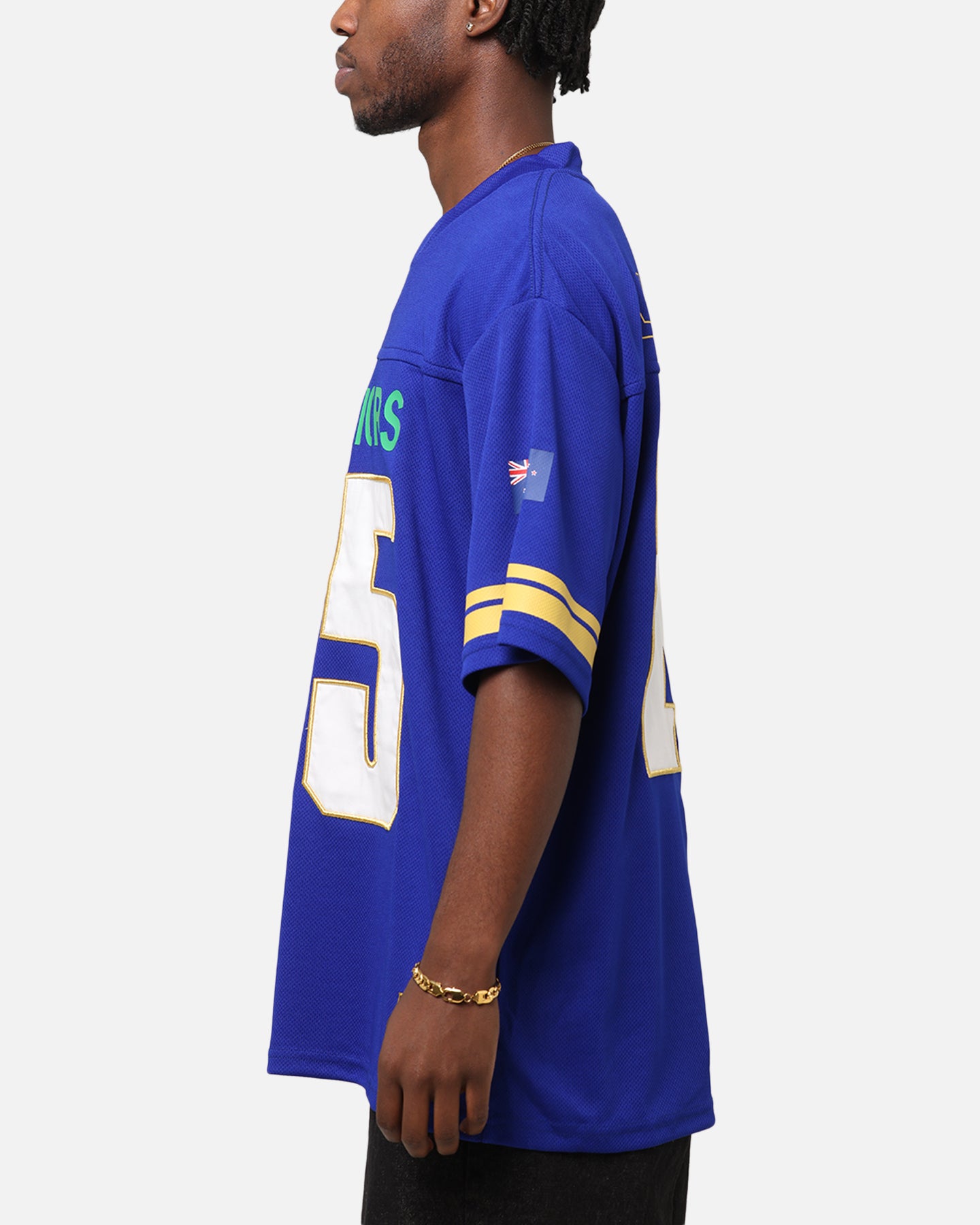 Bleacher Athletic New Zealand Warriors NRL 2025 Las Vegas Round Grid Iron T-Shirt Official Team Colour、mySite、zt4zffjzw