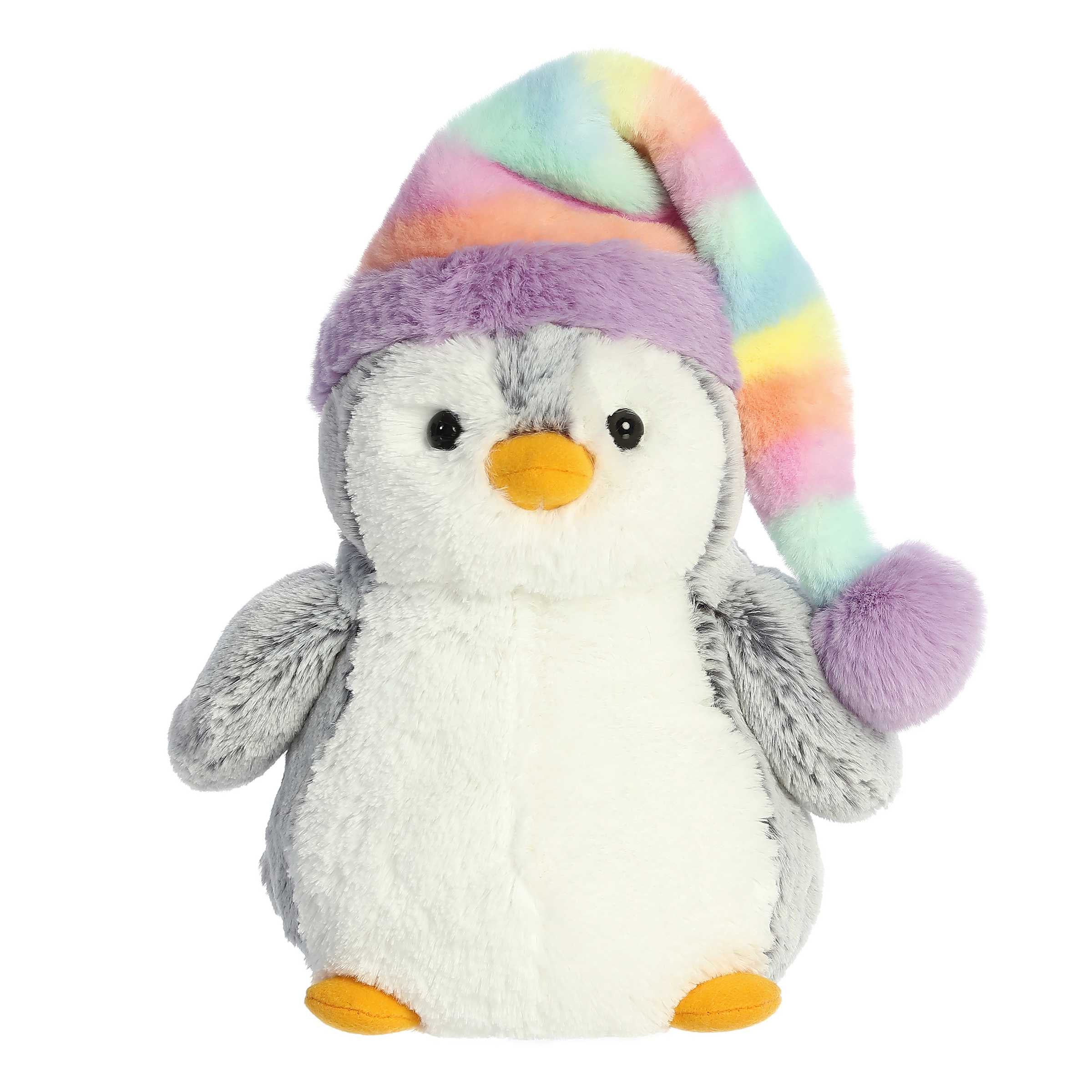 Aurora® - PomPom Penguin™ - 9 Pom Pom Rainbow Hat™、mySite、g9winljtr