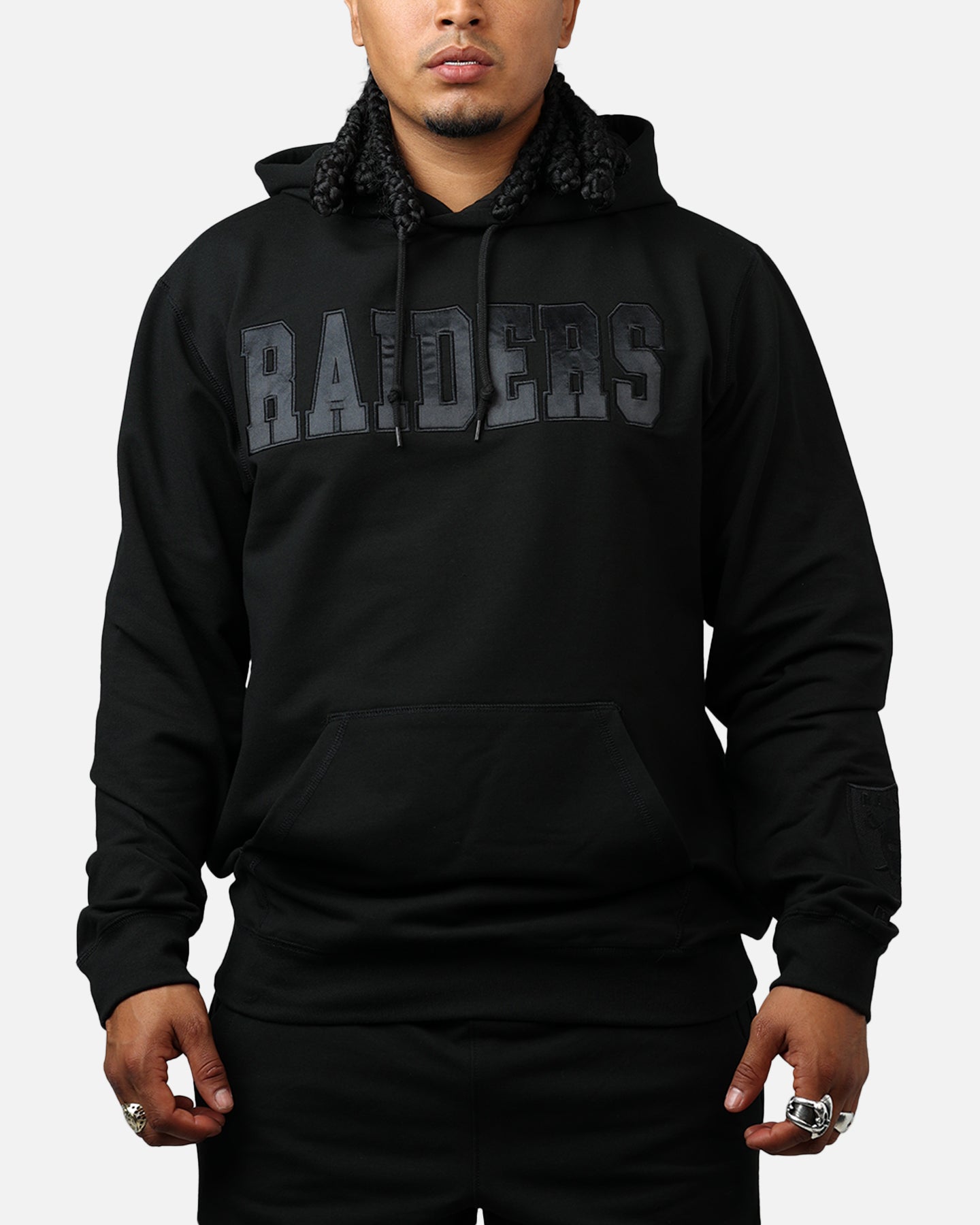 New Era Las Vegas Raiders Logo Select Hoodie Black/Black、mySite、zt4zffjzw