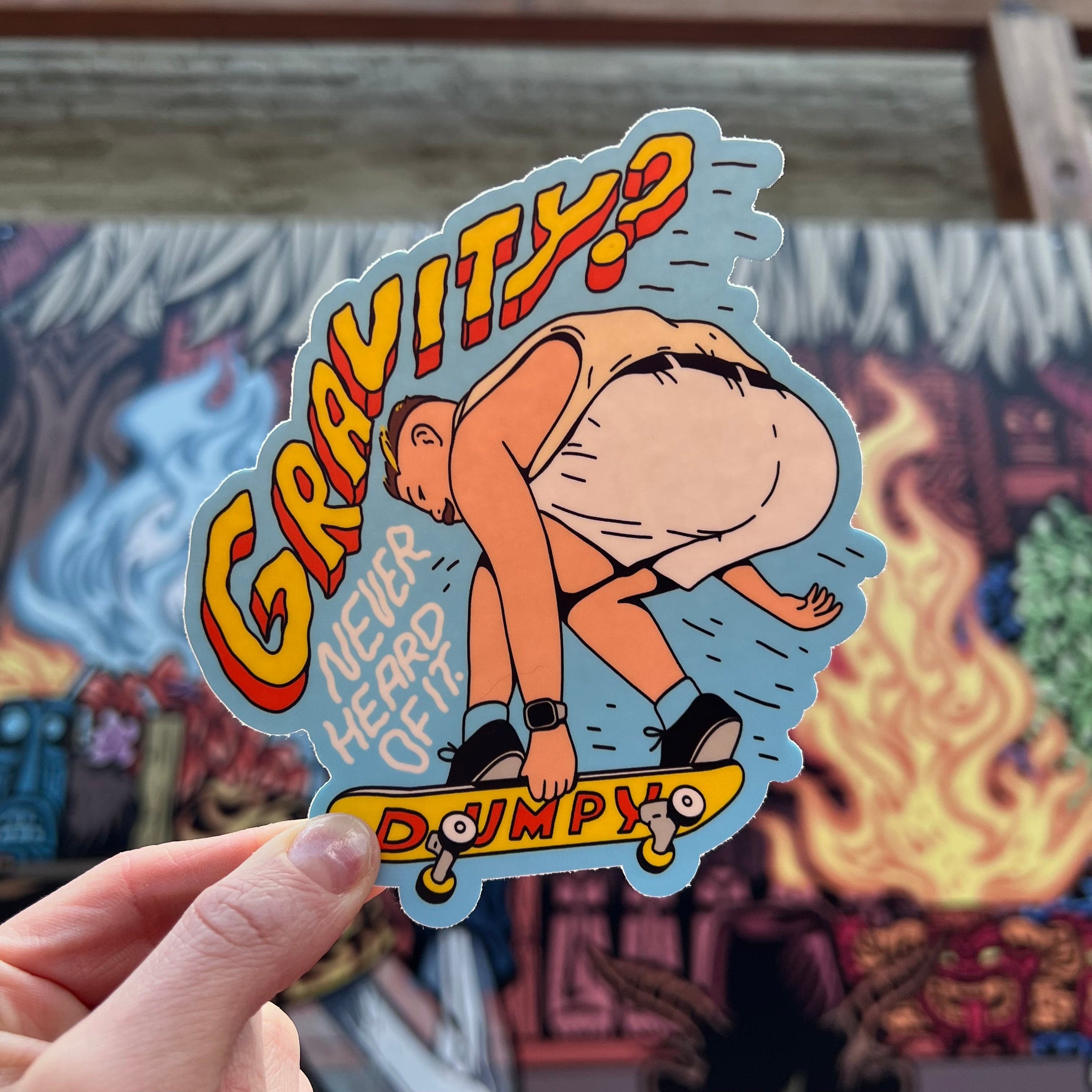  Gravity? Never heard of it Frankie Lapenna Sticker、mySite、elrpsem3k