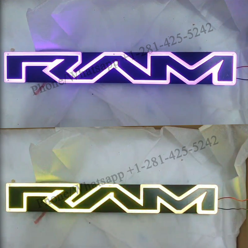 RGB Style Light up Ram Grill Letters Fit For Ram 1500 (2019-2024)、mySite、nflplayoffbracketp
