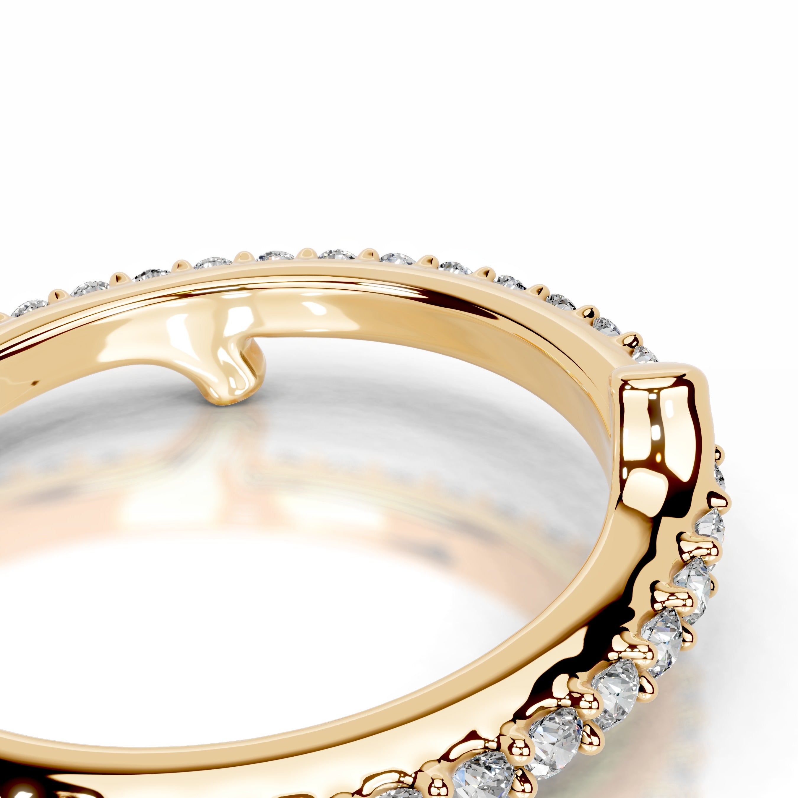 Eternal Love Lab Grown Diamond Wedding band - 18K Yellow Gold、mySite、hinf8tx79