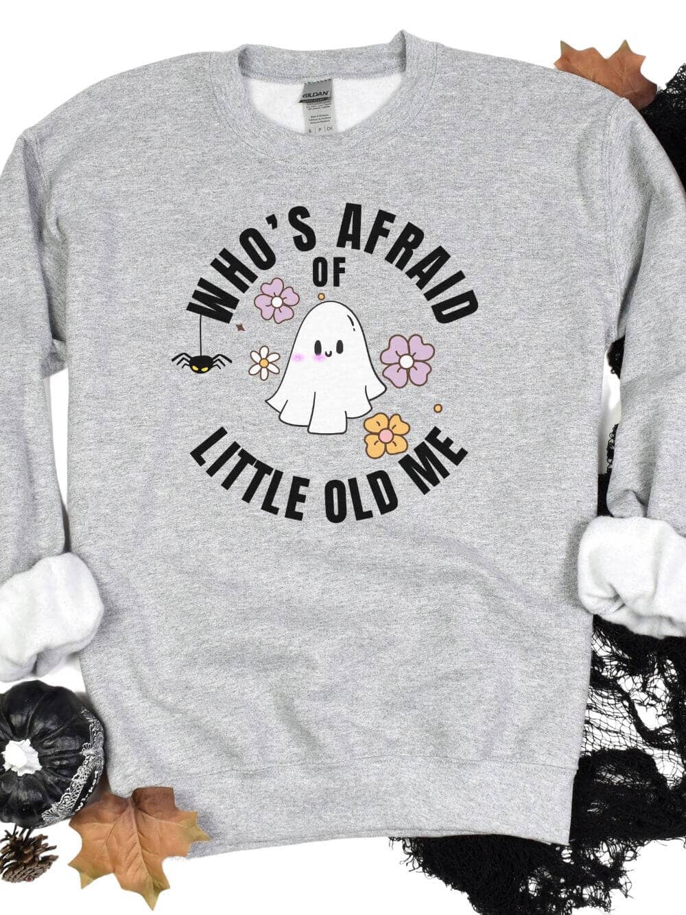 Who's Afraid of Little Old Me Unisex Heavy Blend Crewneck Sweatshirt、mySite、camillekostekn
