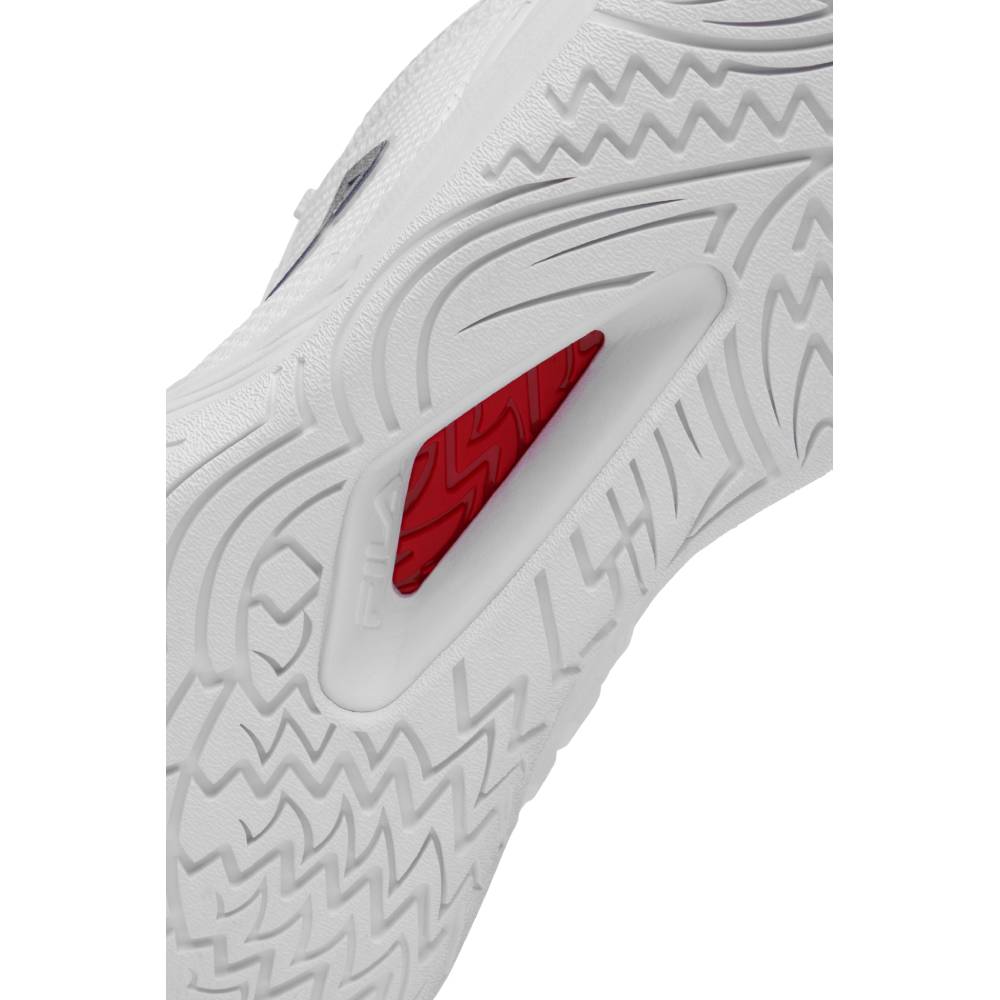 Fila Axilus 3 Men's Tennis Shoe (White/Navy)