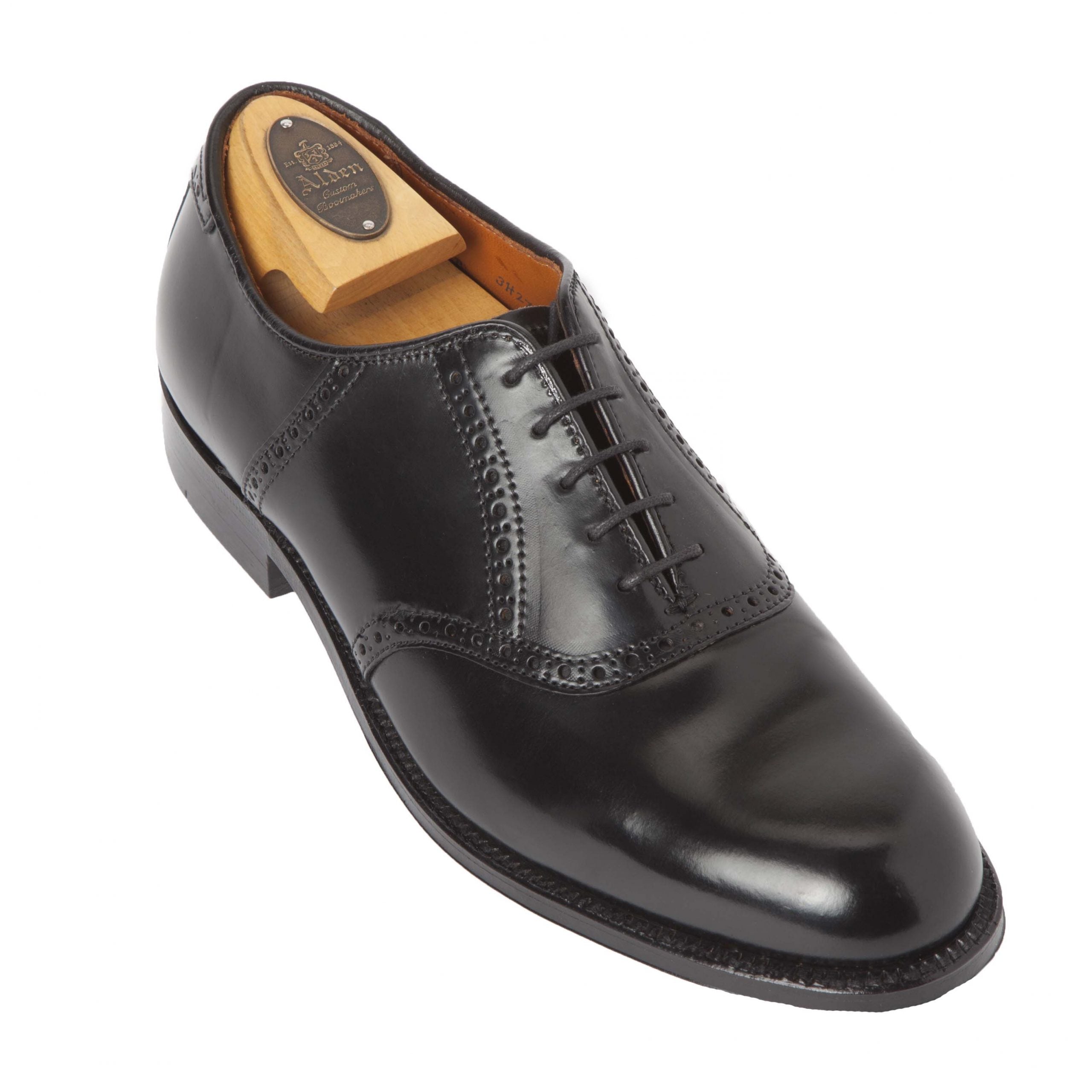 993 - Saddle Oxford Black Shell Cordovan、mySite、preschool7hills