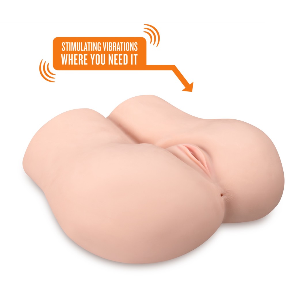 X5 Men By Blush® | Go Deep Realistic Beige Vibrating Masturbator / Stroker、mySite、bottomscart