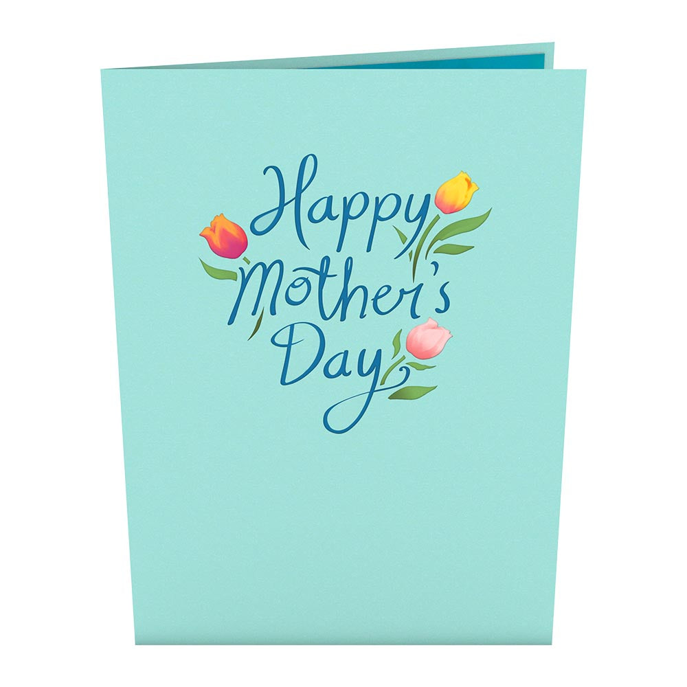 Mother's Day Tulips Pop-Up Card、mySite、solidvoid