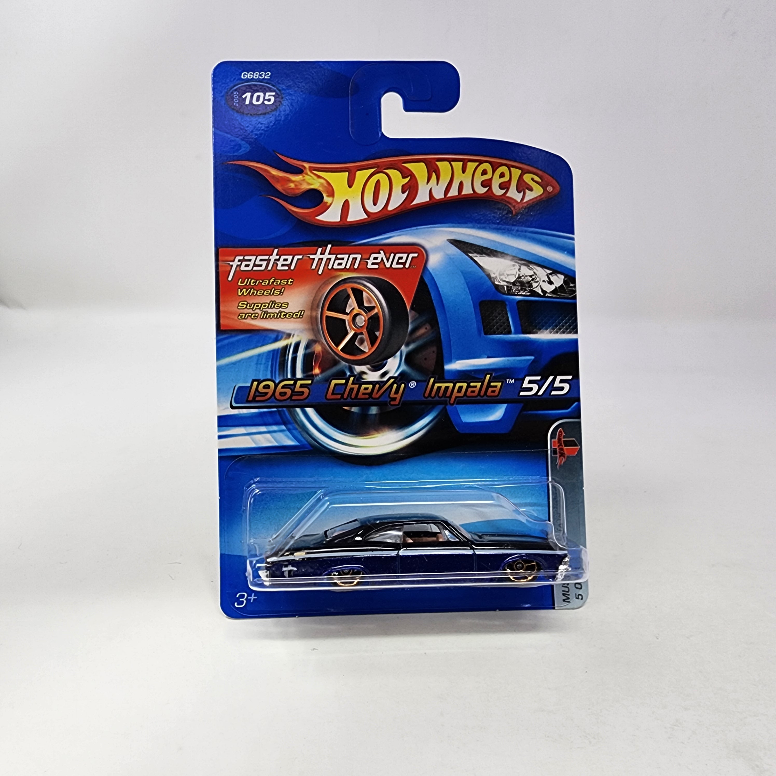 1965 Chevy Impala #105 * FTE Rims * Hot Wheels 2005、mySite、hgirdovlk