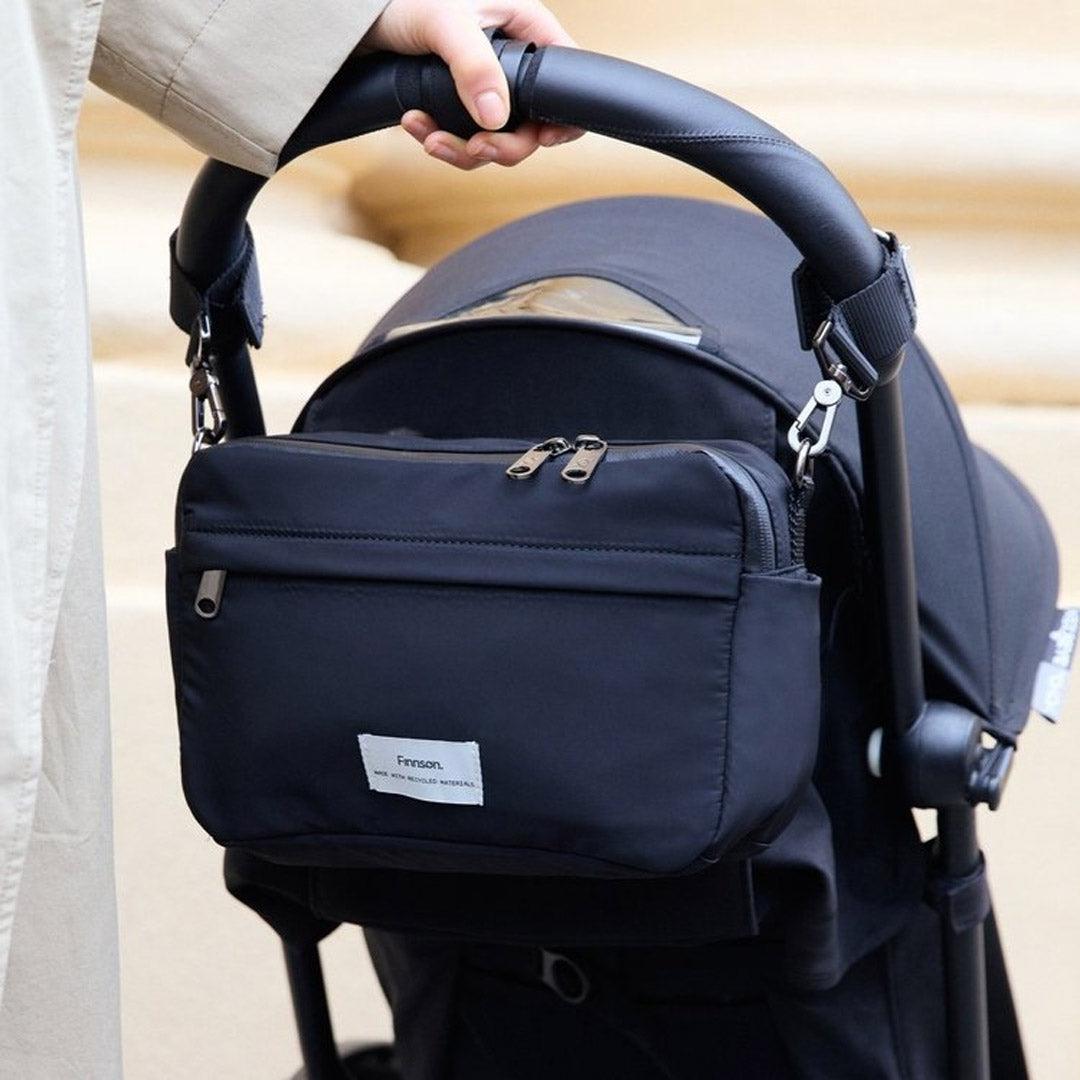  Finnson Frida Eco Stroller Organiser With Stroller Clips - Black、mySite、merchandisen