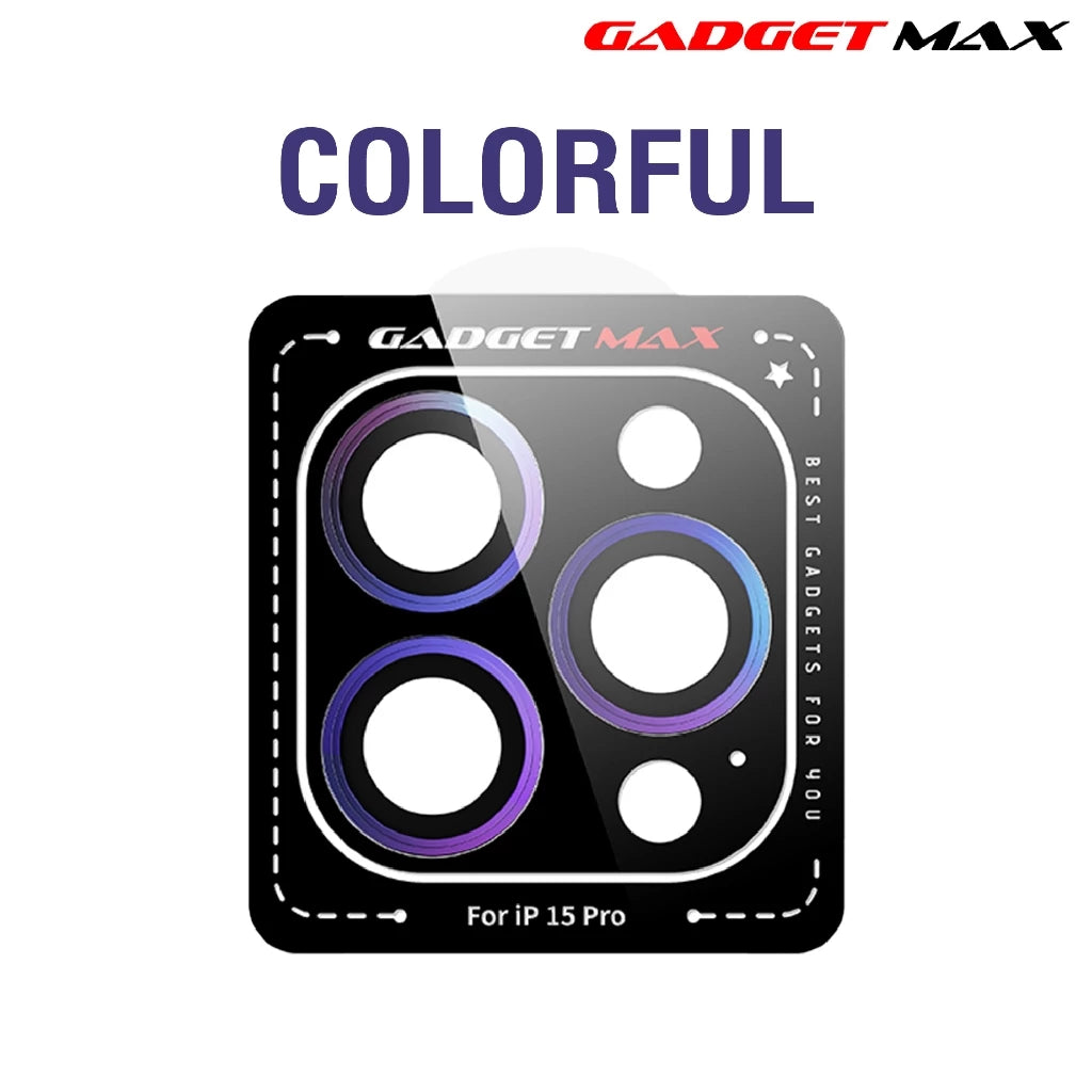 GADGET MAX---GLASS PRO LENS PROTECTOR (ORIGINAL / METAL FRAME ) IPHONE 15 PRO 6.1 / IPHONE 15 PRO MAX 6.7、mySite、fannypackpong