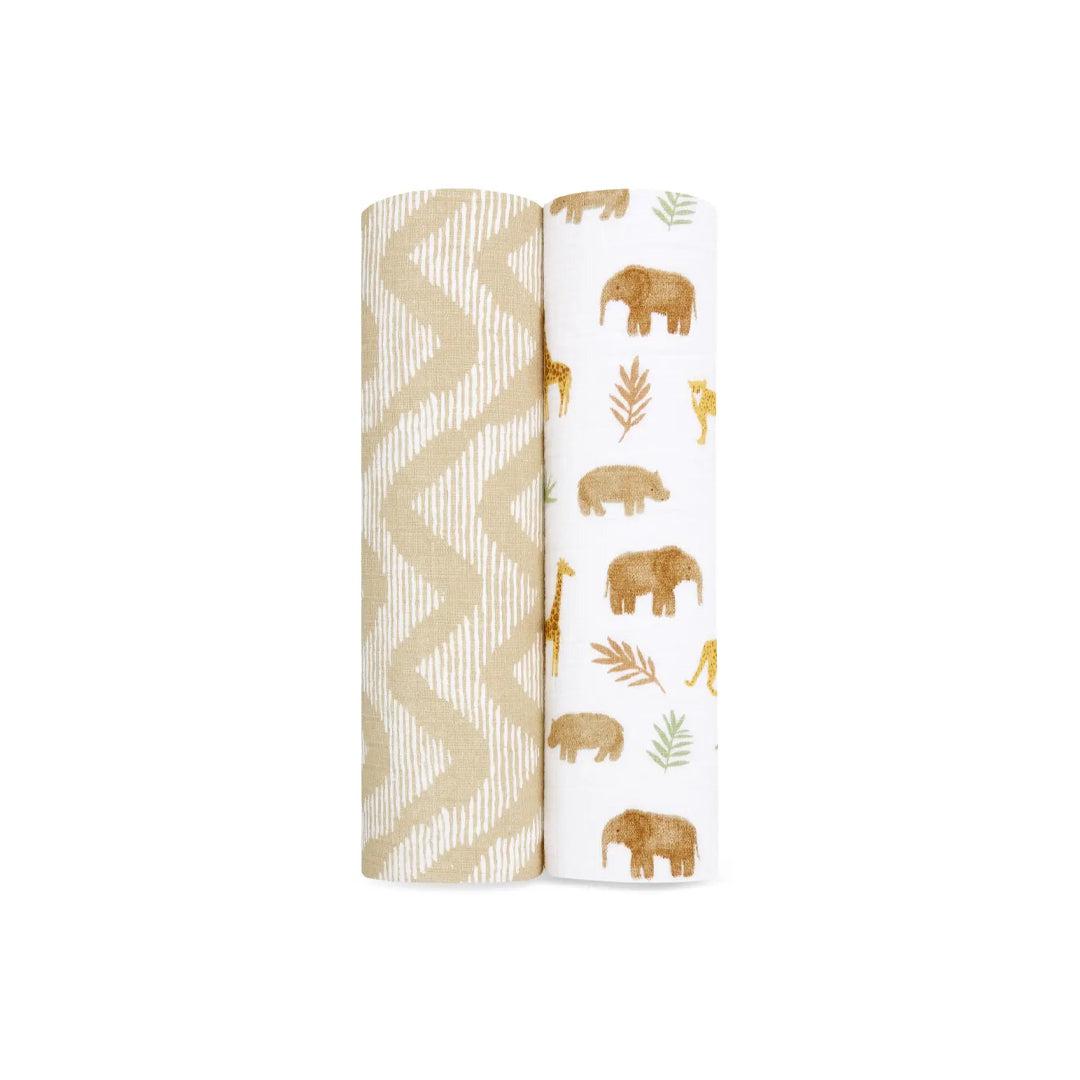  aden + anais Essentials Cotton Muslin 2 Pack Swaddle Blanket - Tanzania、mySite、merchandisen